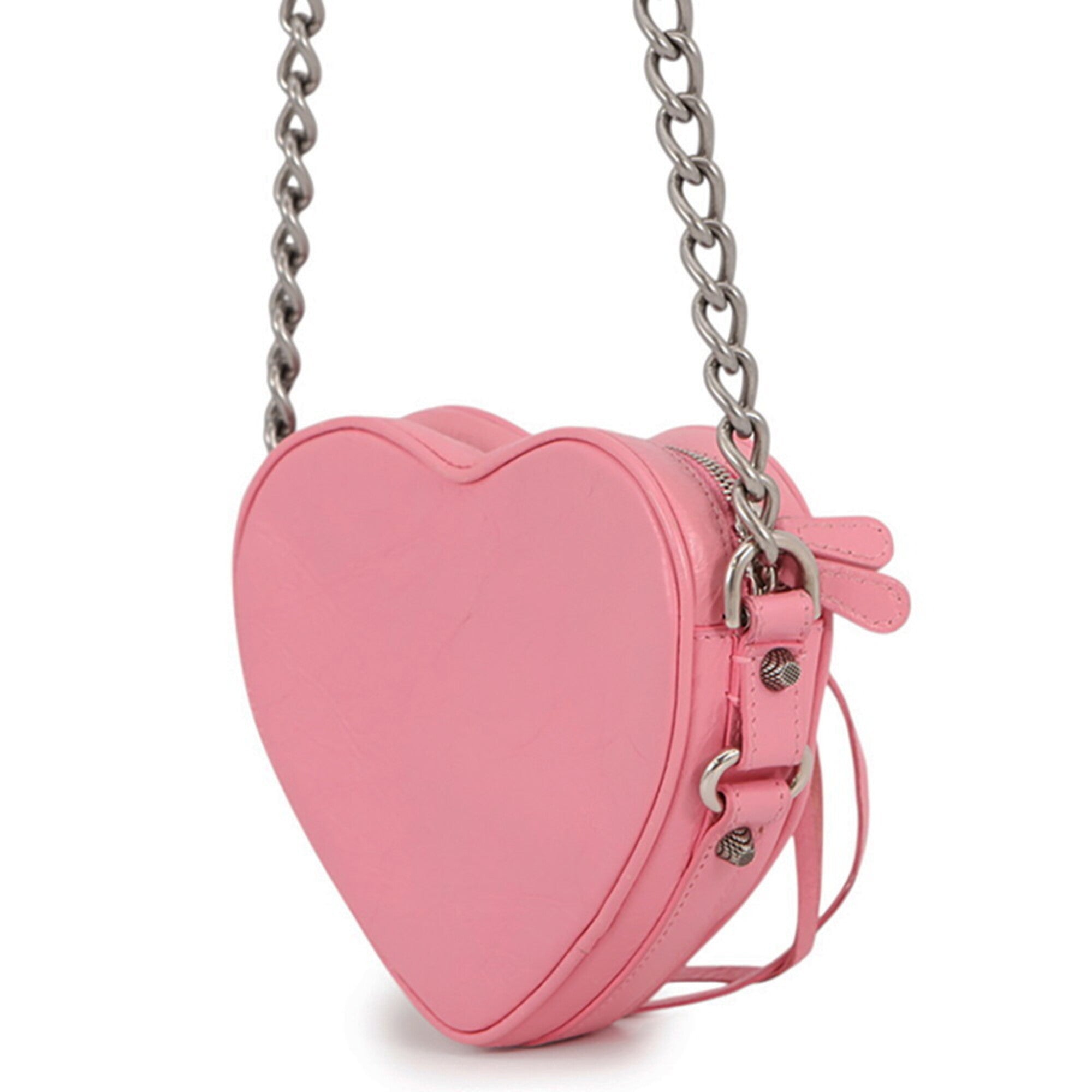Balenciaga Pink Leather Shoulder Bag (Pre-Owned)