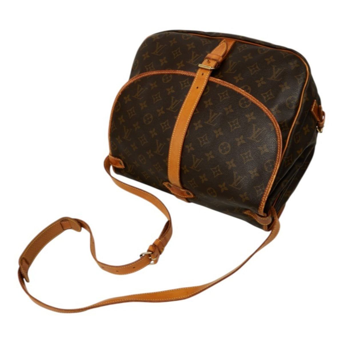 Louis Vuitton Monogram Brown Pvc Leather Shoulder Bag (Pre-Owned)