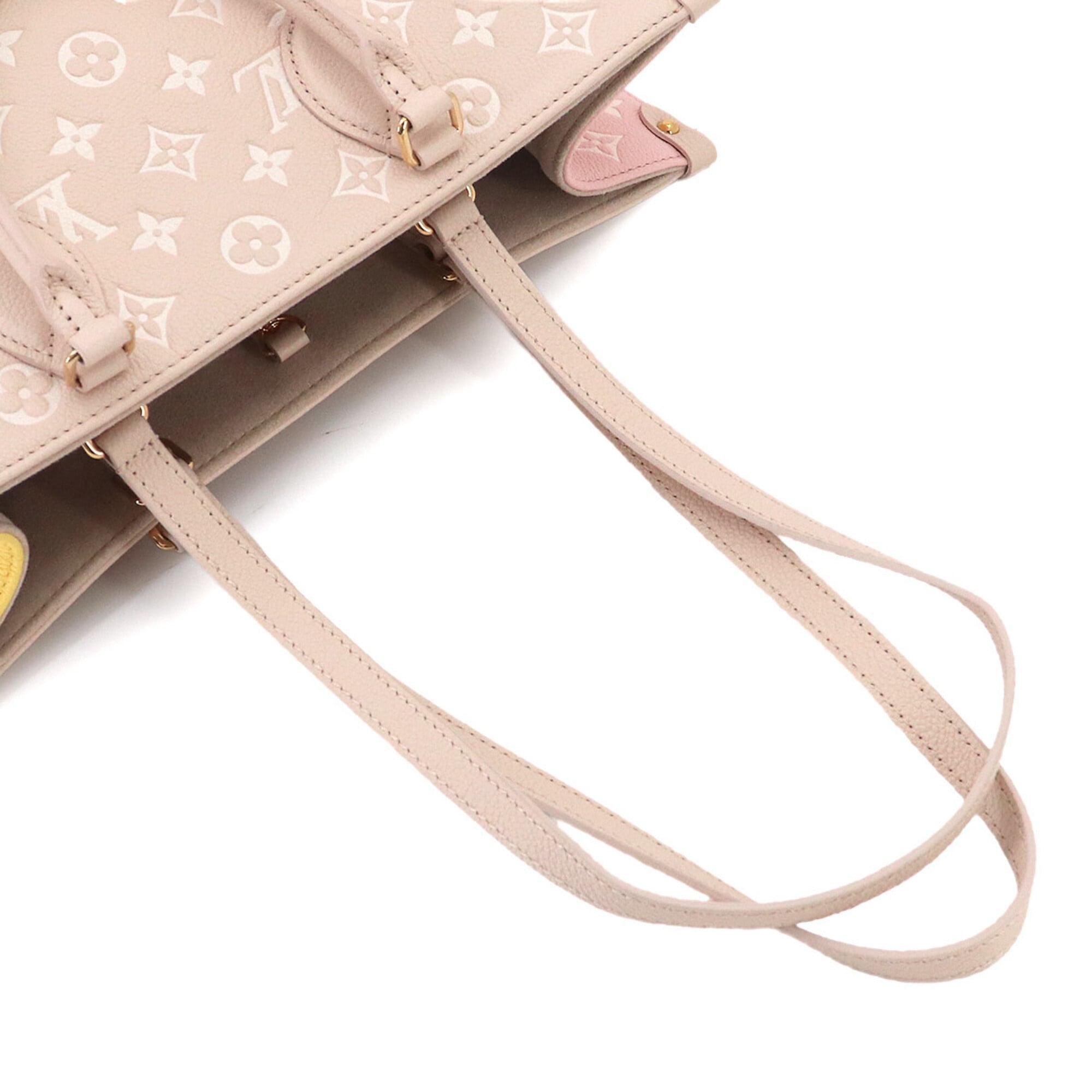 Louis Vuitton Beige Rose Monogram Empreinte Shoulder Bag Tote Bag (Pre-Owned)