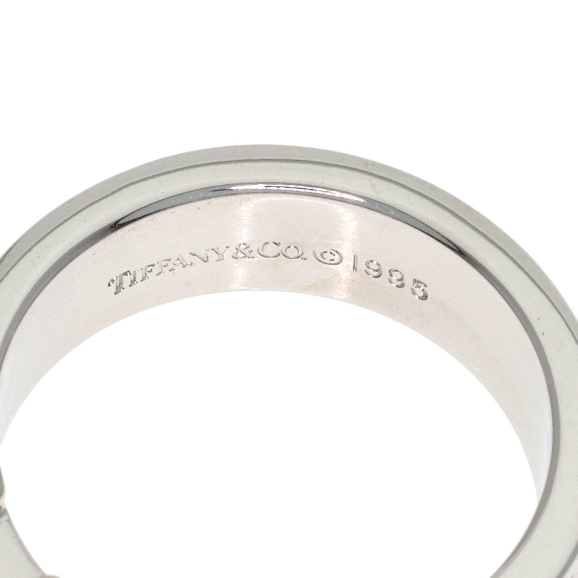 Tiffany Atlas White Gold (18K) Band Ring (Pre-Owned)