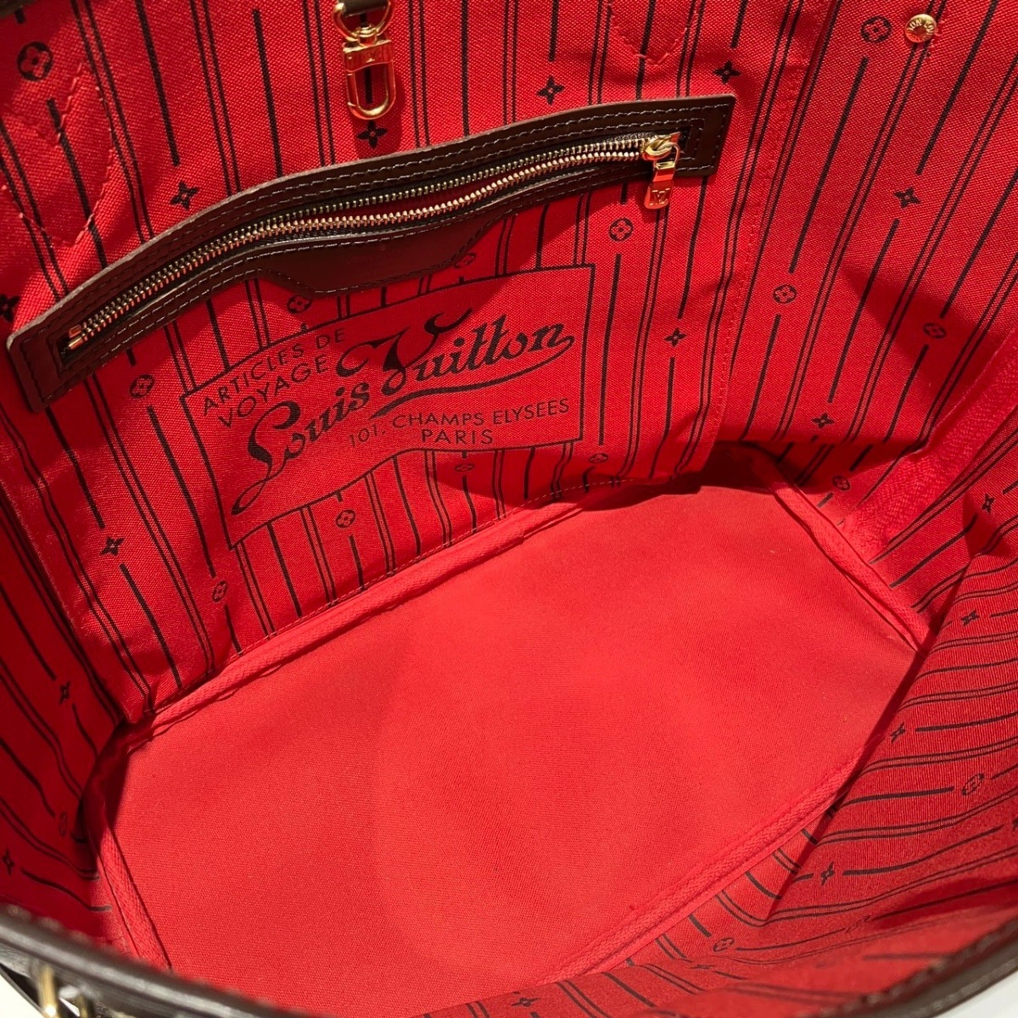 Louis Vuitton Brown Damier Canvas Tote Bag (Pre-Owned)