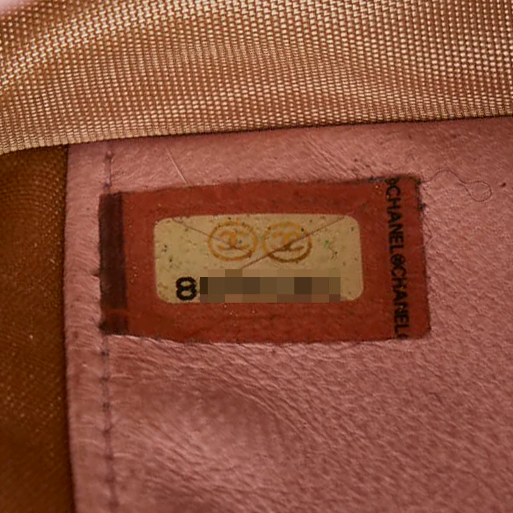 Chanel Pink Grained Calfskin Shoulder Bag (Pre-Owned)