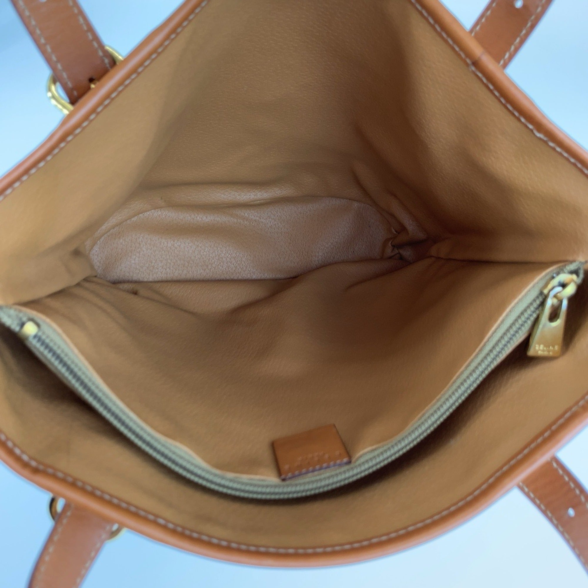 Celine Brown Pvc Leather Shoulder Bag Tote Bag (Pre-Owned)