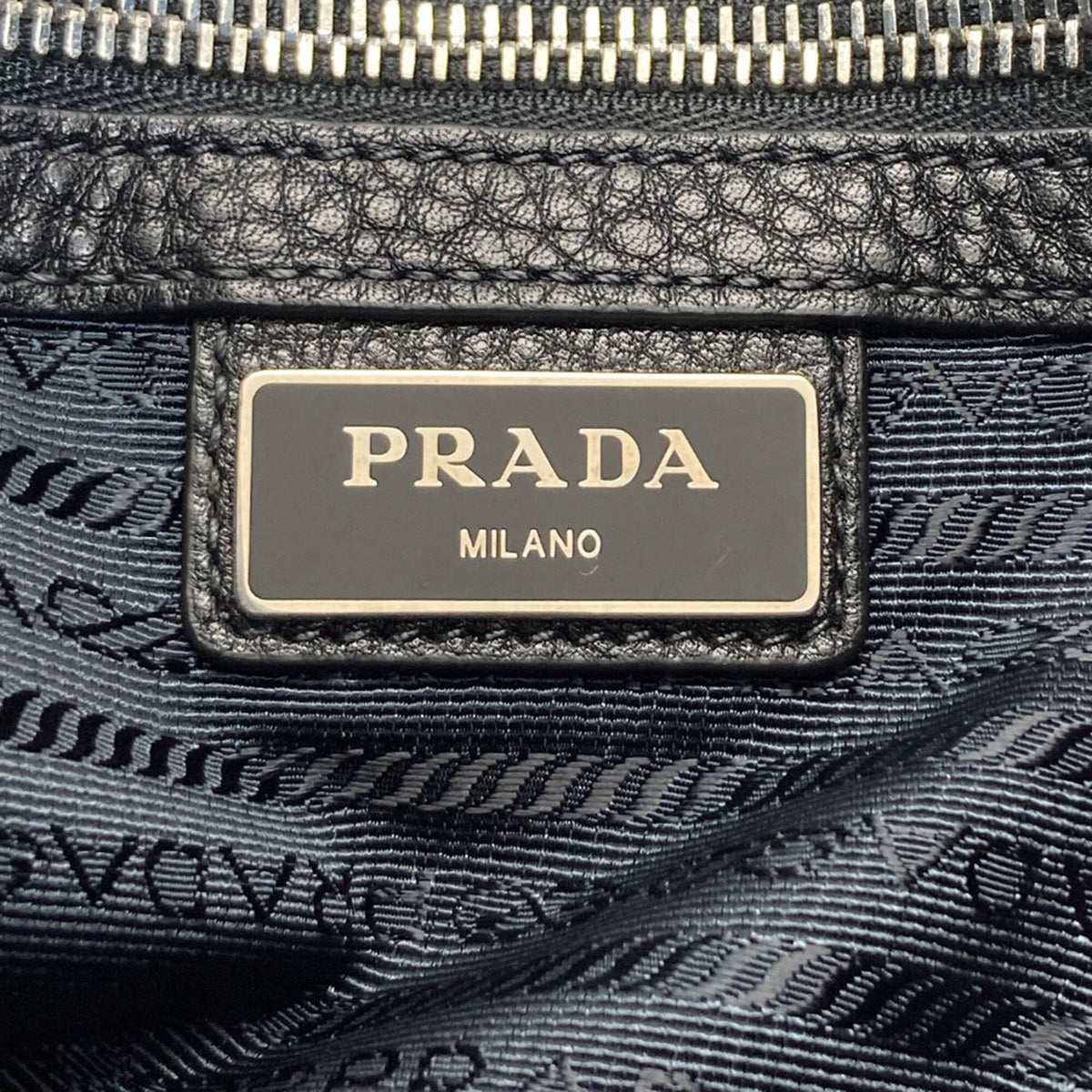 Prada Black Leather Shoulder Bag (Pre-Owned)