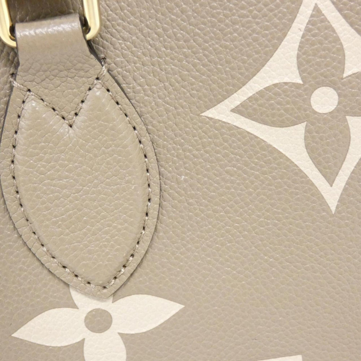 Louis Vuitton Bicolor Monogram Tourterelle Monogram Empreinte Leather Handbag (Pre-Owned)