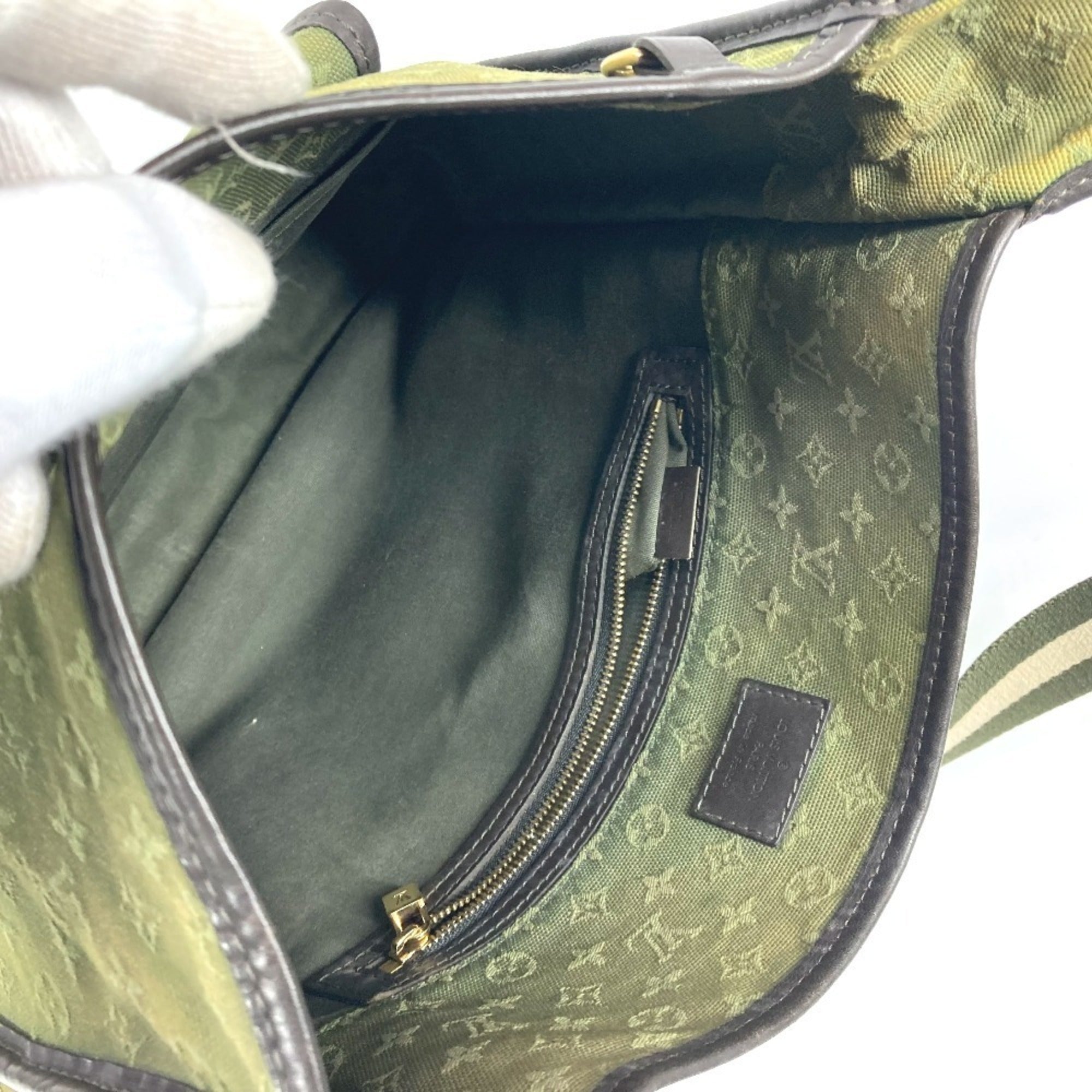 Louis Vuitton Khaki Monogram Mini Shoulder Bag (Pre-Owned)