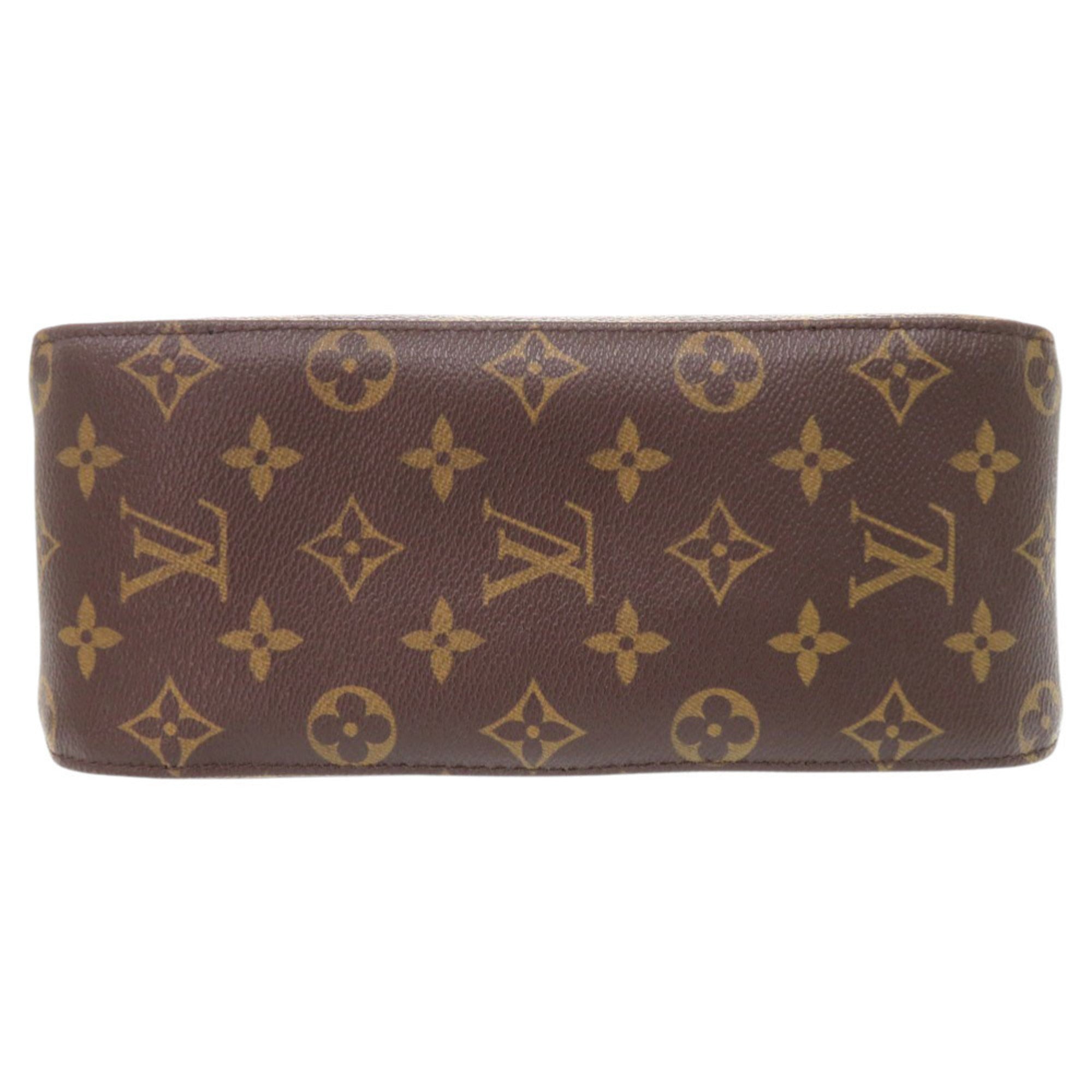 Louis Vuitton Brown Monogram Canvas Pvc Coated Canvas Leather Shoulder Bag (Pre-Owned)