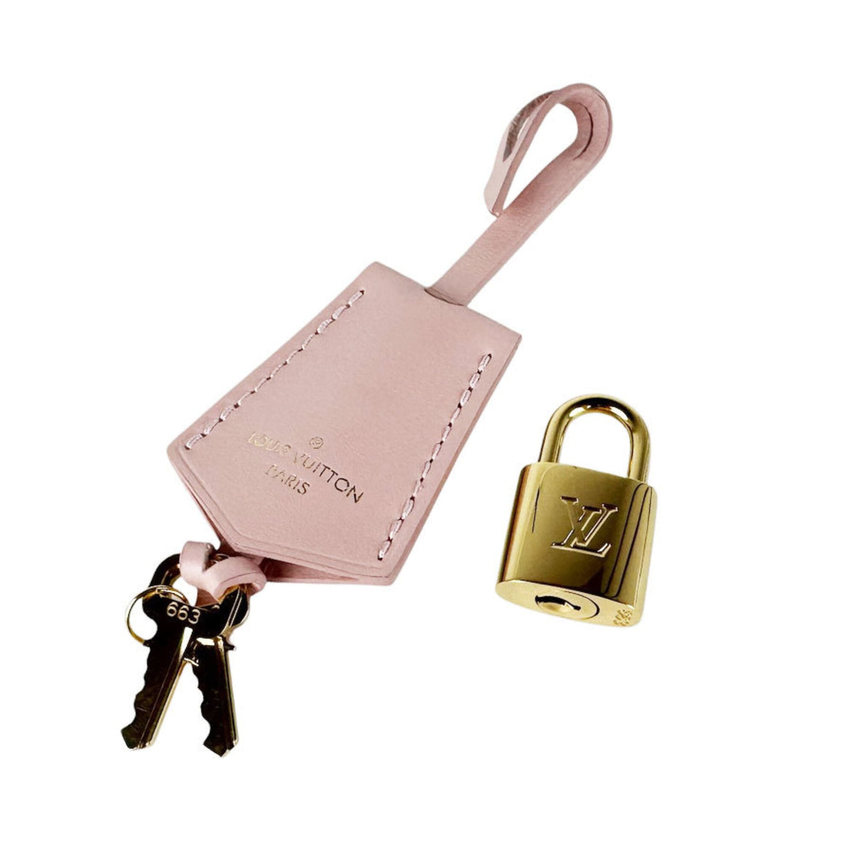 Louis Vuitton Pink Leather Handbag Shoulder Bag (Pre-Owned)