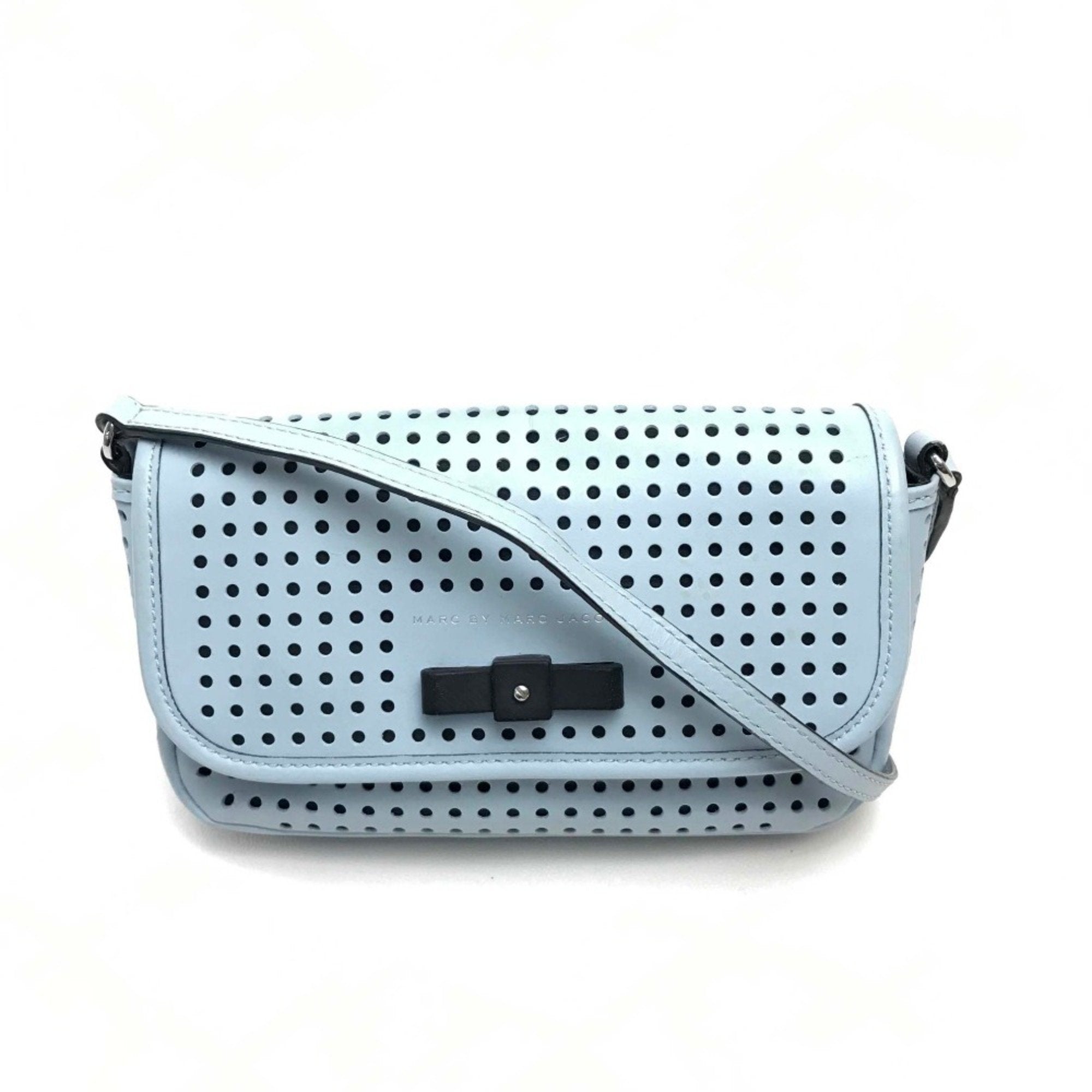 Marc Jacobs Blue Leather Shoulder Bag (Pre-Owned)