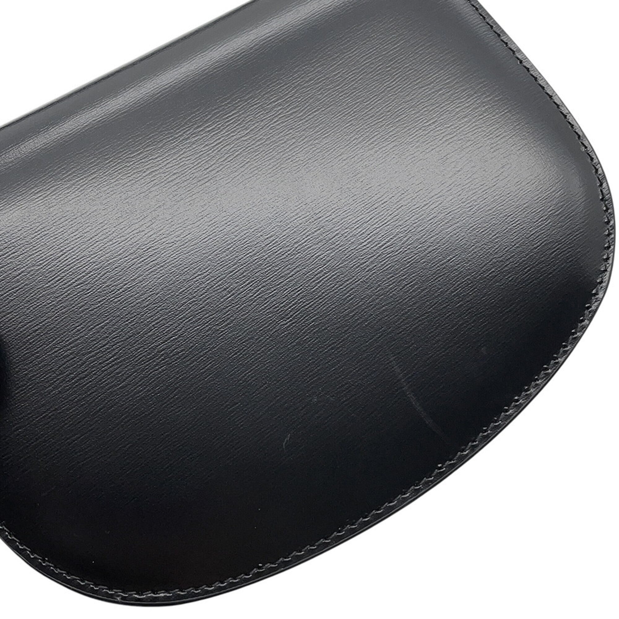 Celine Black Leather Handbag Shoulder Bag (Pre-Owned)