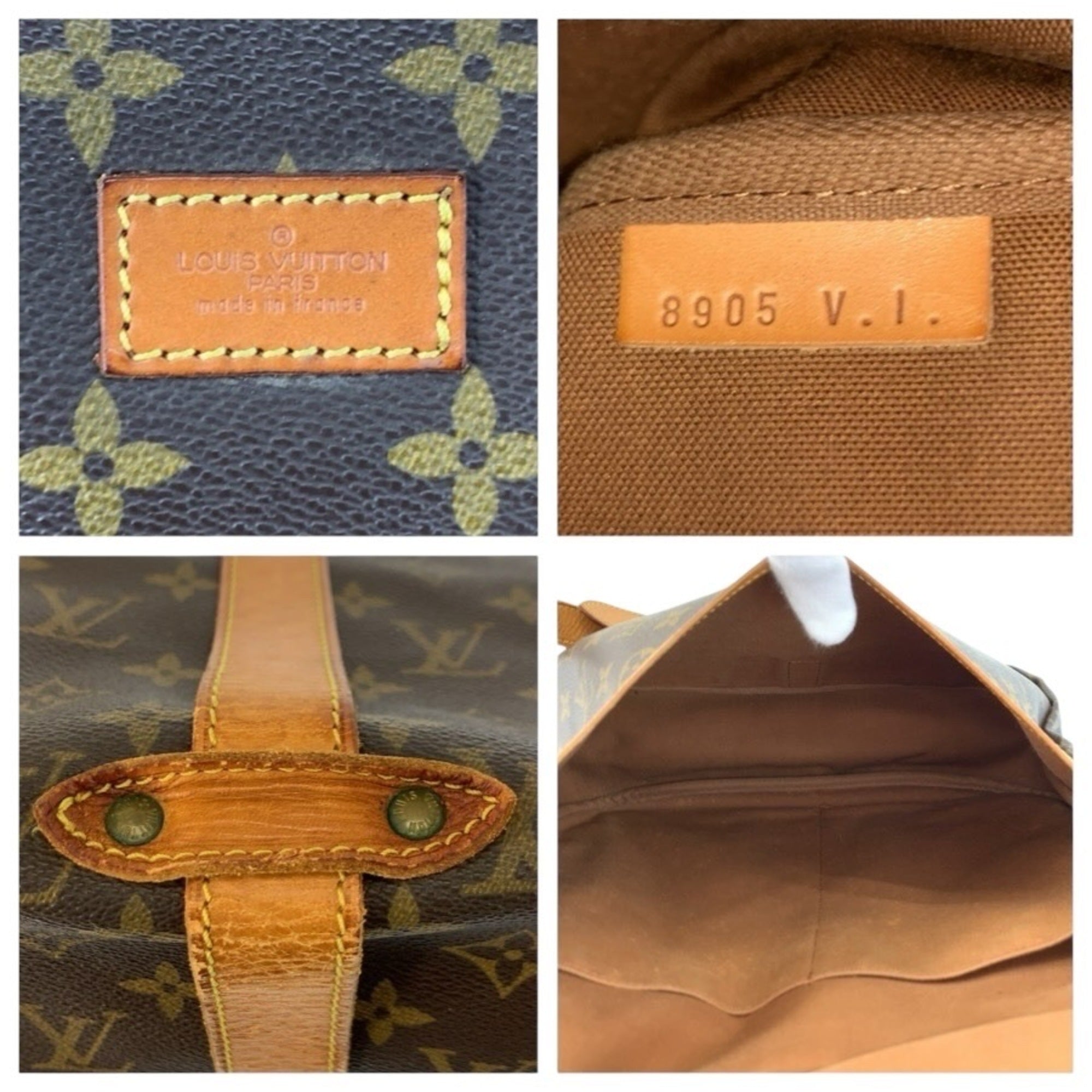 Louis Vuitton Brown Monogram Monogram Messenger Bag Shoulder Bag (Pre-Owned)