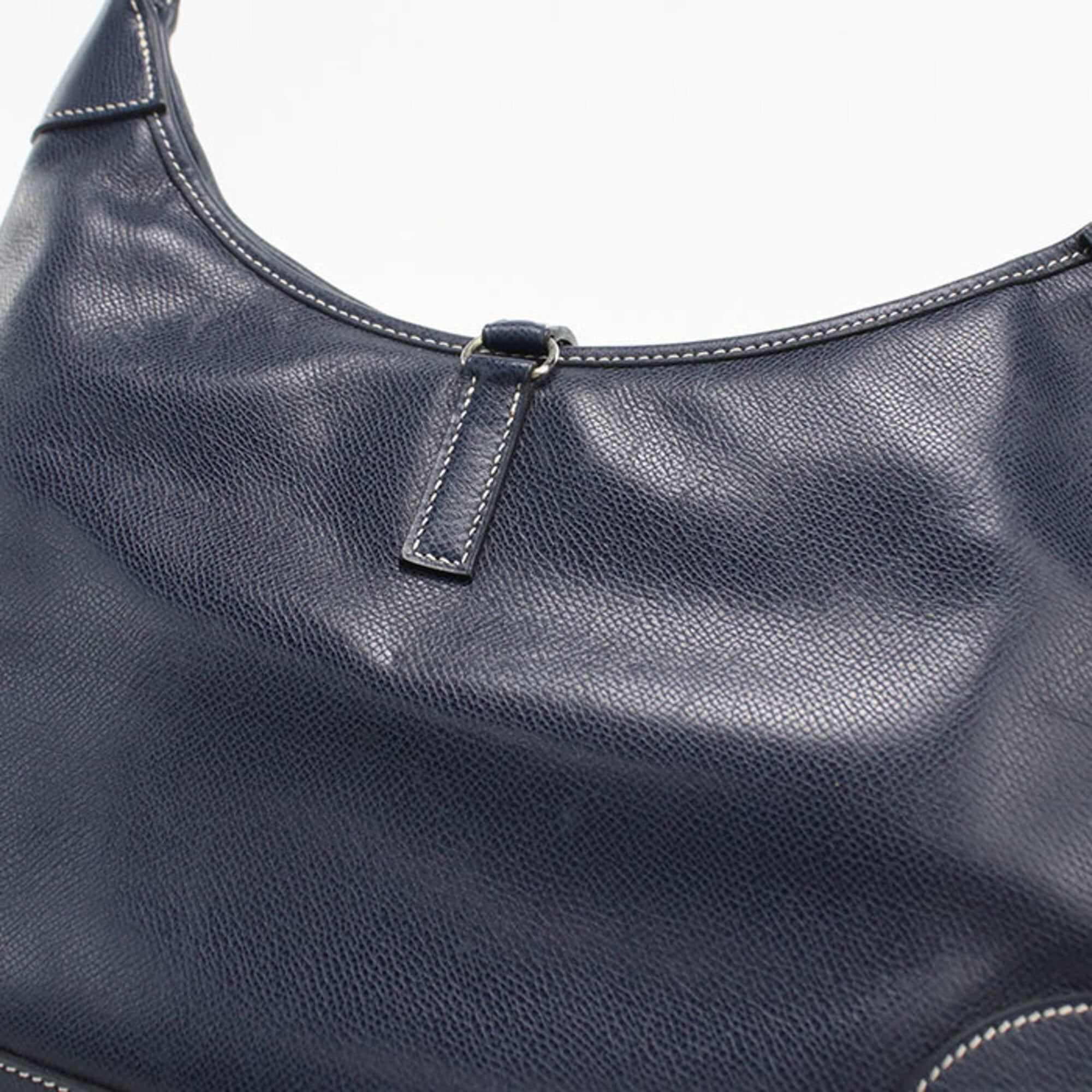 Hermes Navy Shoulder Bag (Pre-Owned)