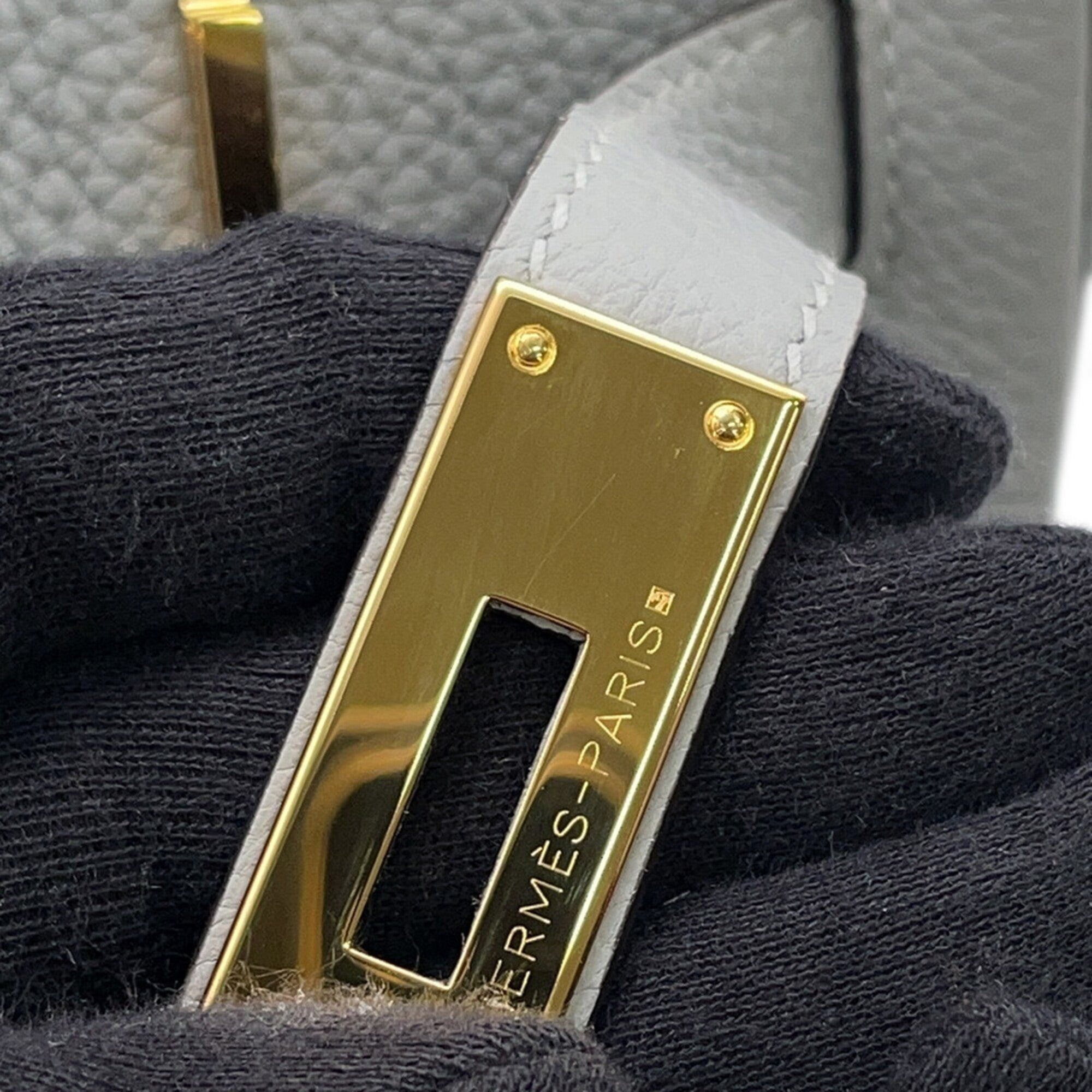 Hermes Birkin Gold Togo Leather Handbag (Pre-Owned)