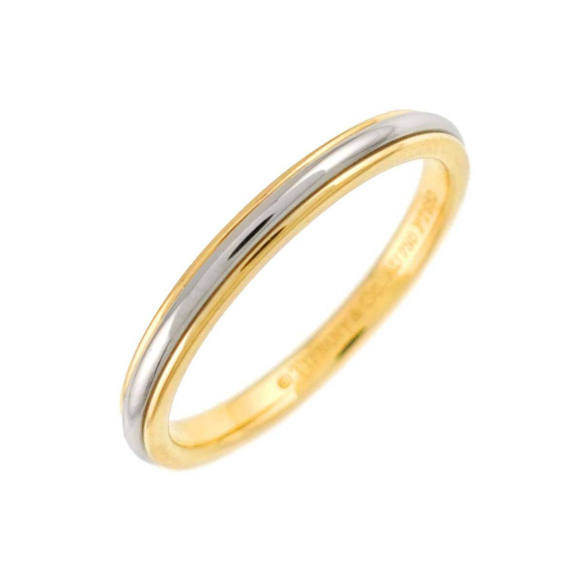 Tiffany Platinum Yellow Gold Yellow Gold (18K) Platinum 950 Band Ring (Pre-Owned)