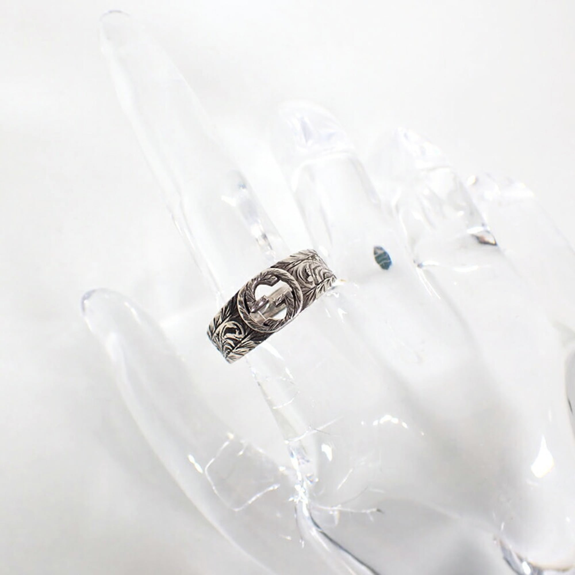 Gucci Silver Sterling Silver 925 Band Ring (Pre-Owned)