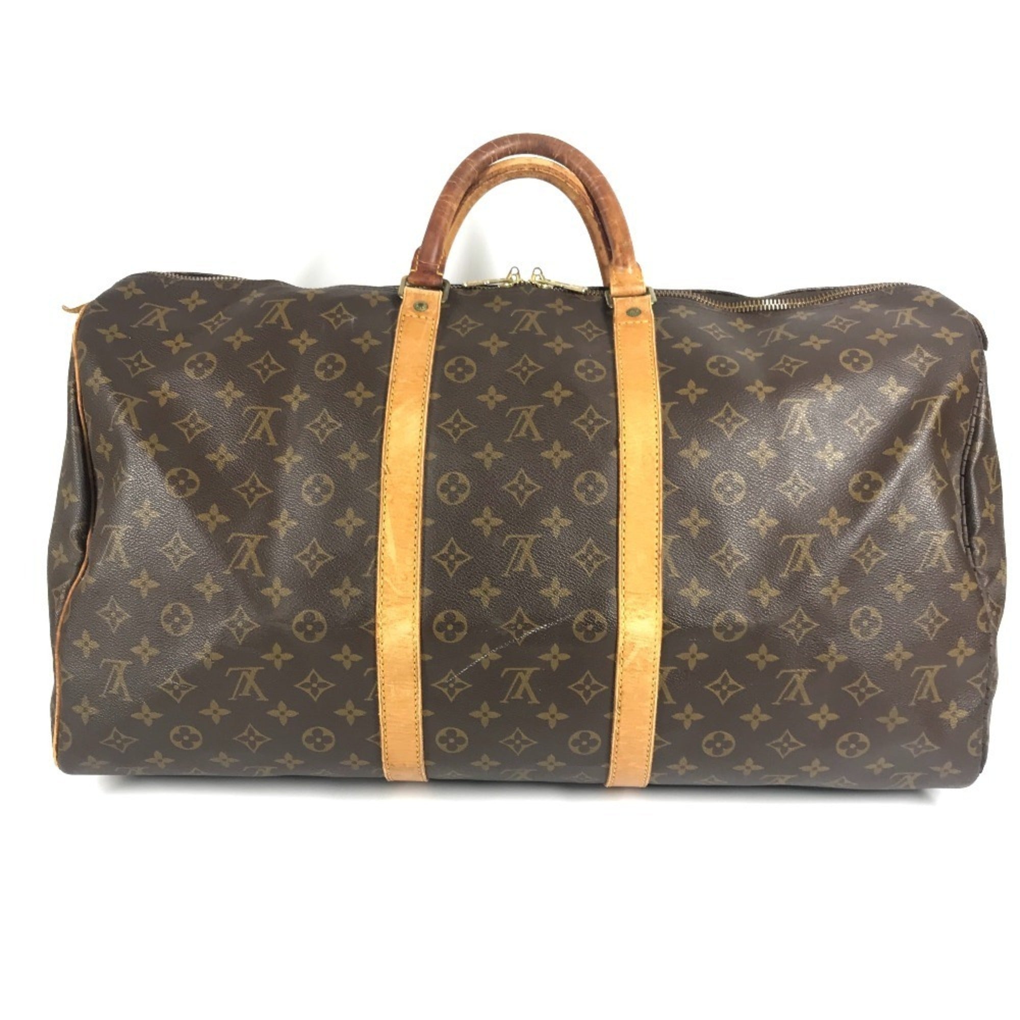 Louis Vuitton Brown Monogram Monogram Boston Bag Handbag (Pre-Owned)