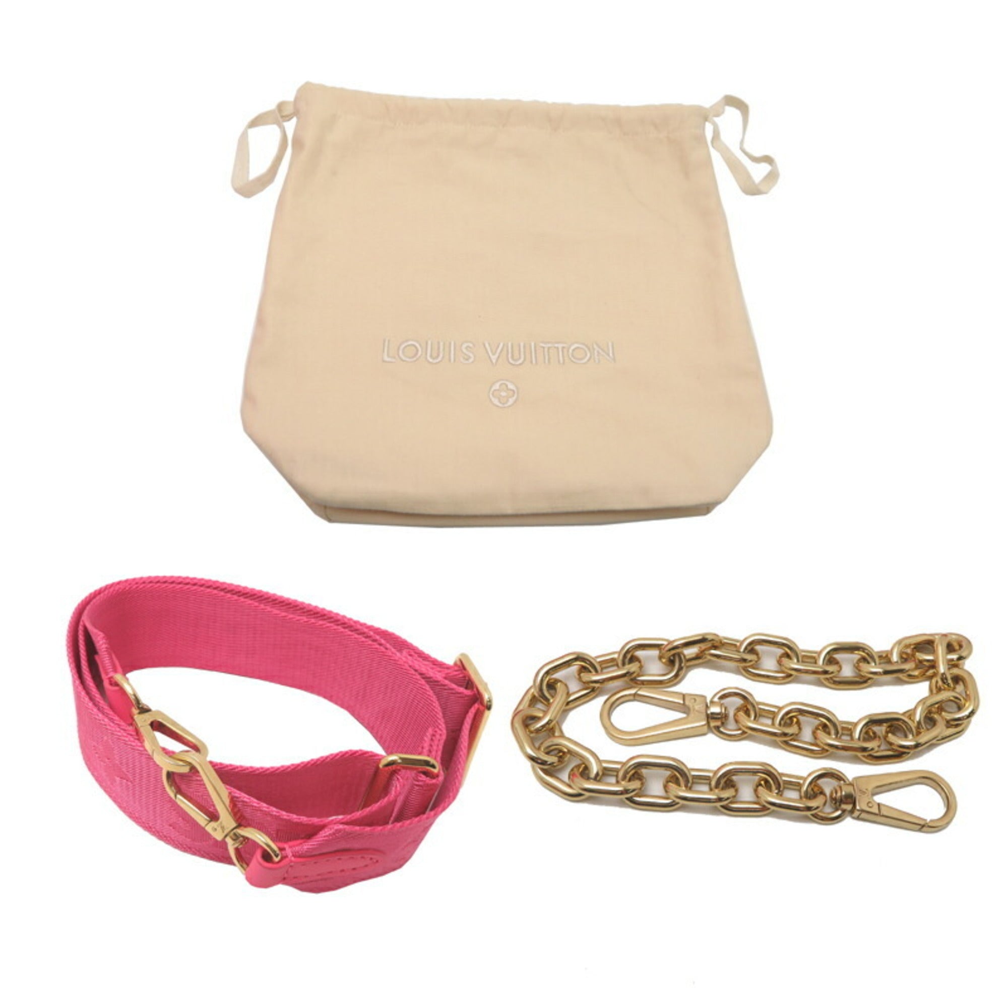 Louis Vuitton Pink Leather Handbag (Pre-Owned)