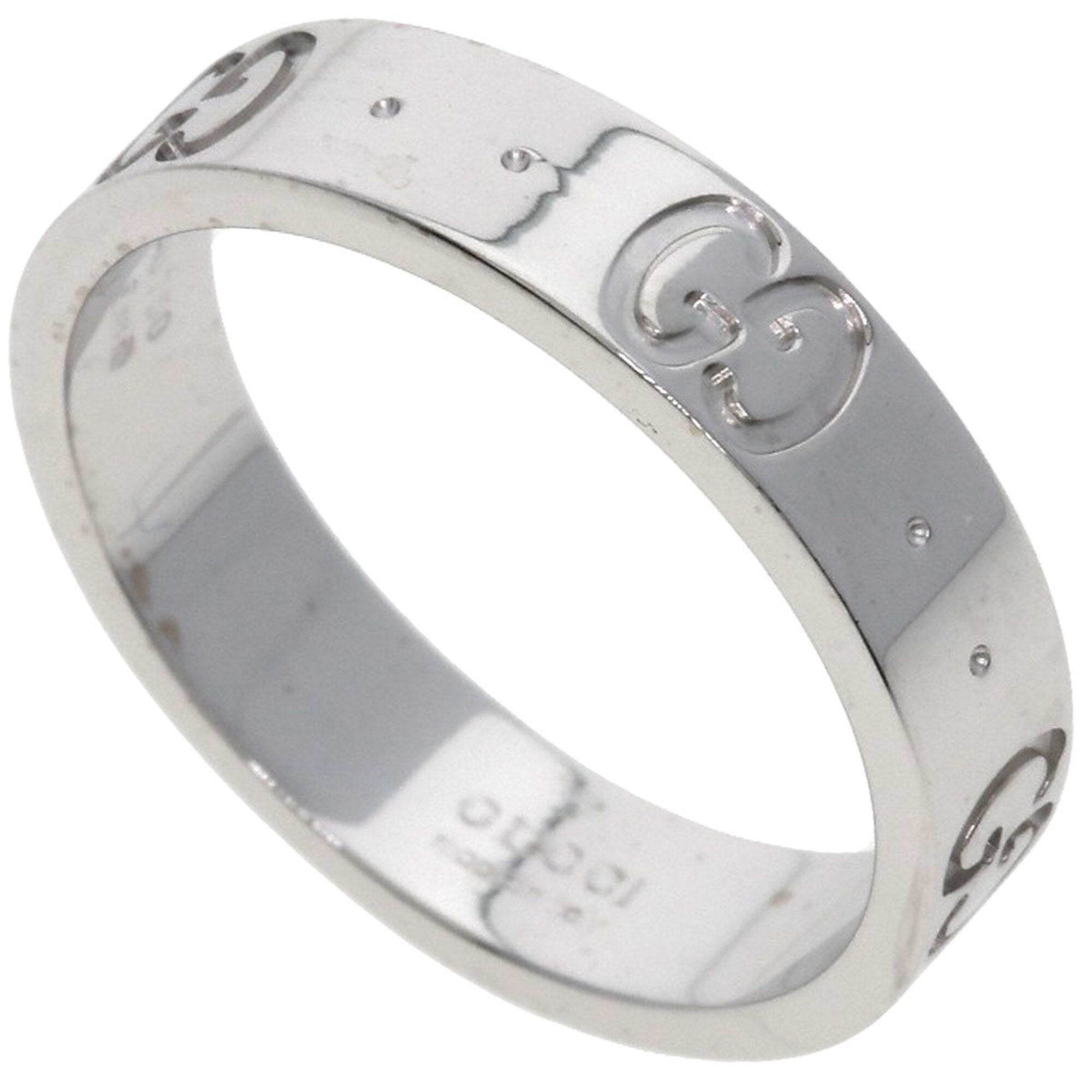 Gucci White Gold (18K) Band Ring (Pre-Owned)