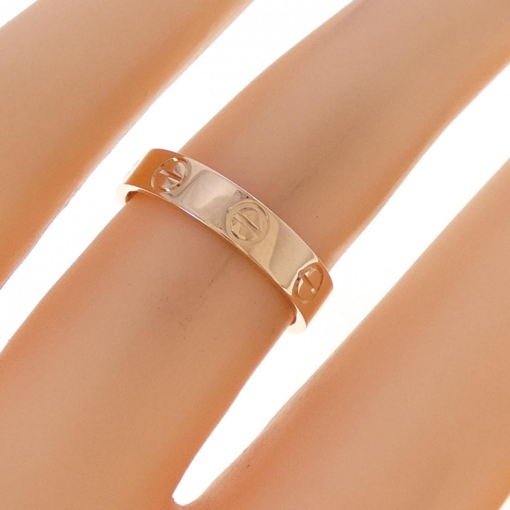 Cartier Love Pink Gold (18K) Band Ring (Pre-Owned)