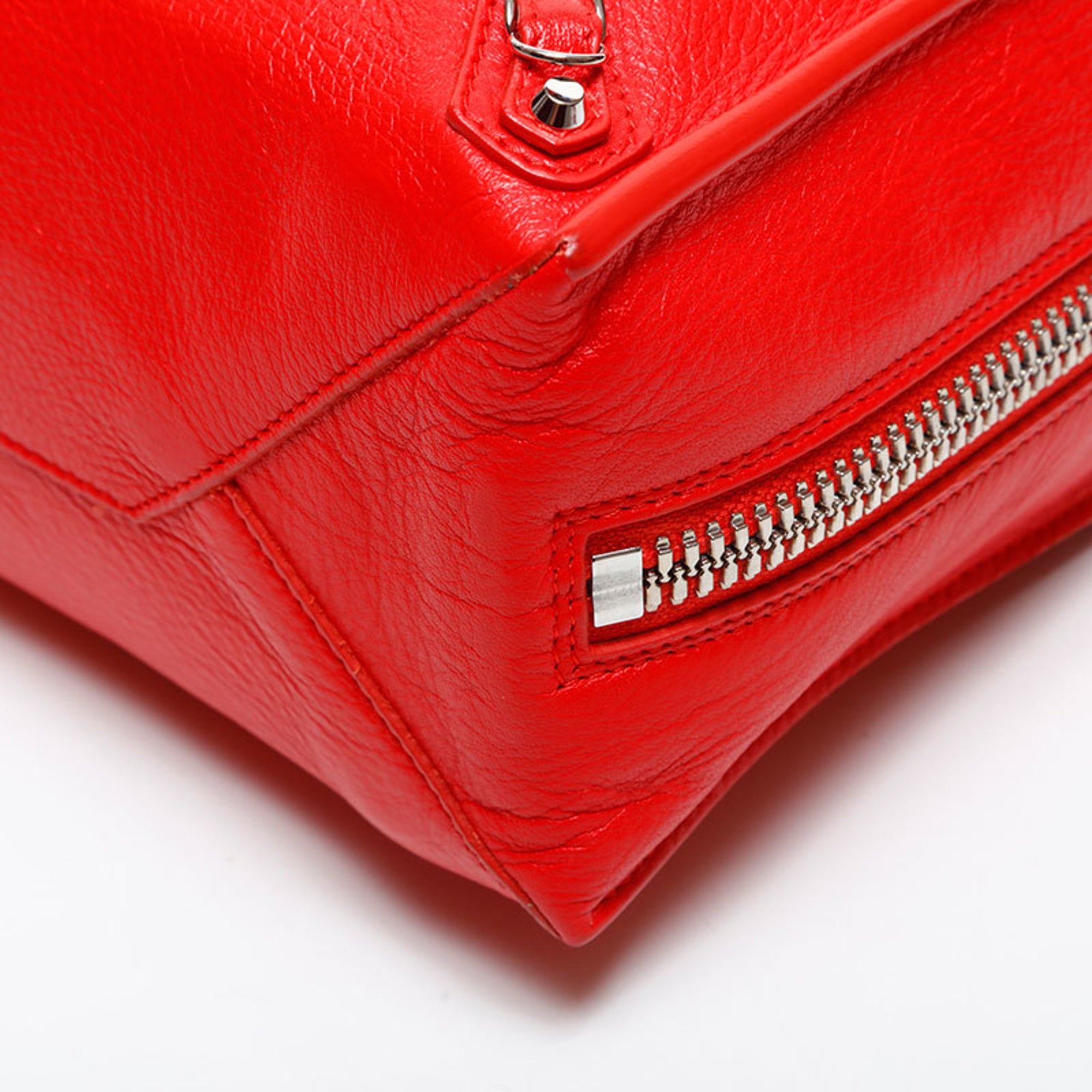 Balenciaga Paper Red Color Paper Handbag (Pre-Owned)