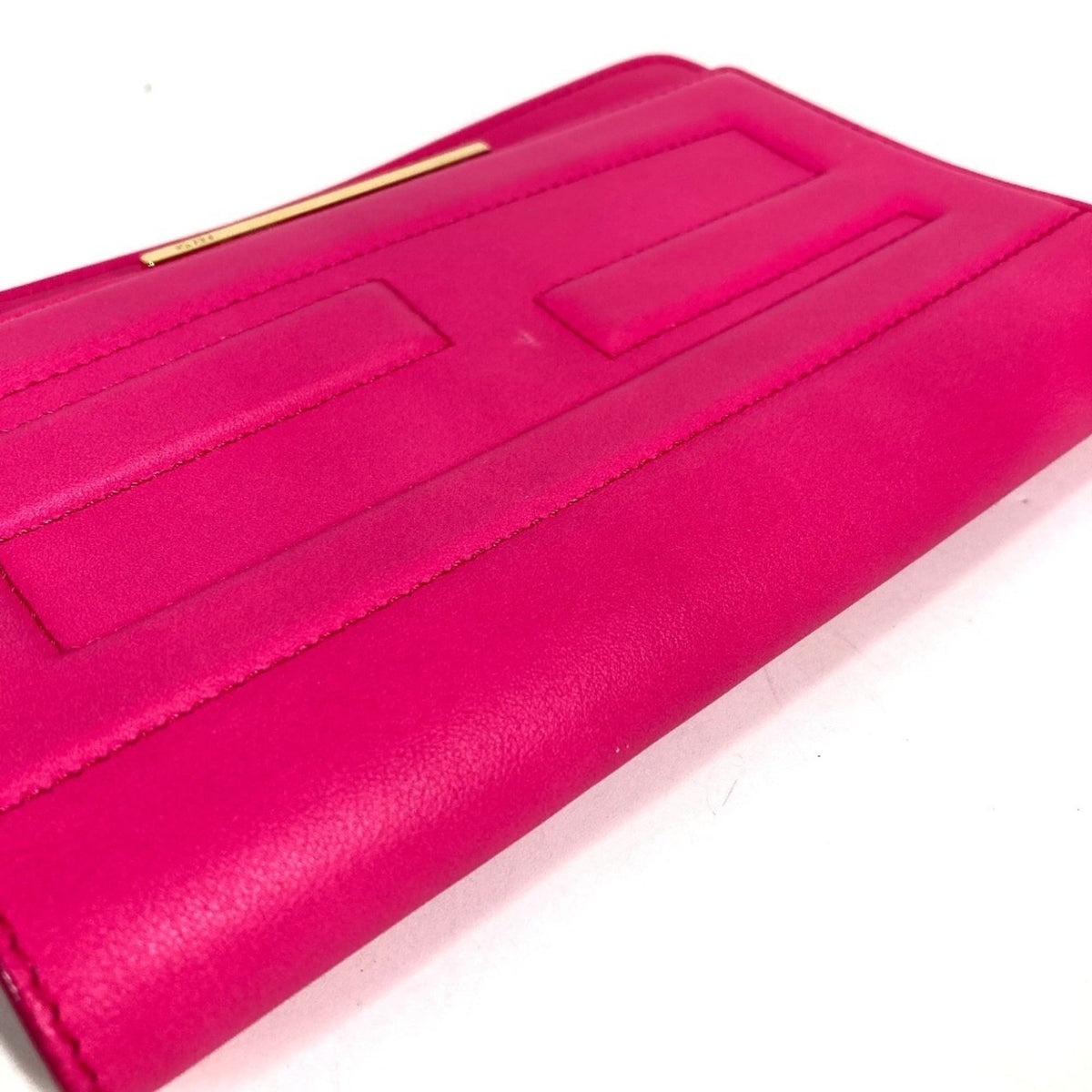 Fendi Pink Leather Chain/Shoulder Wallet (Pre-Owned)