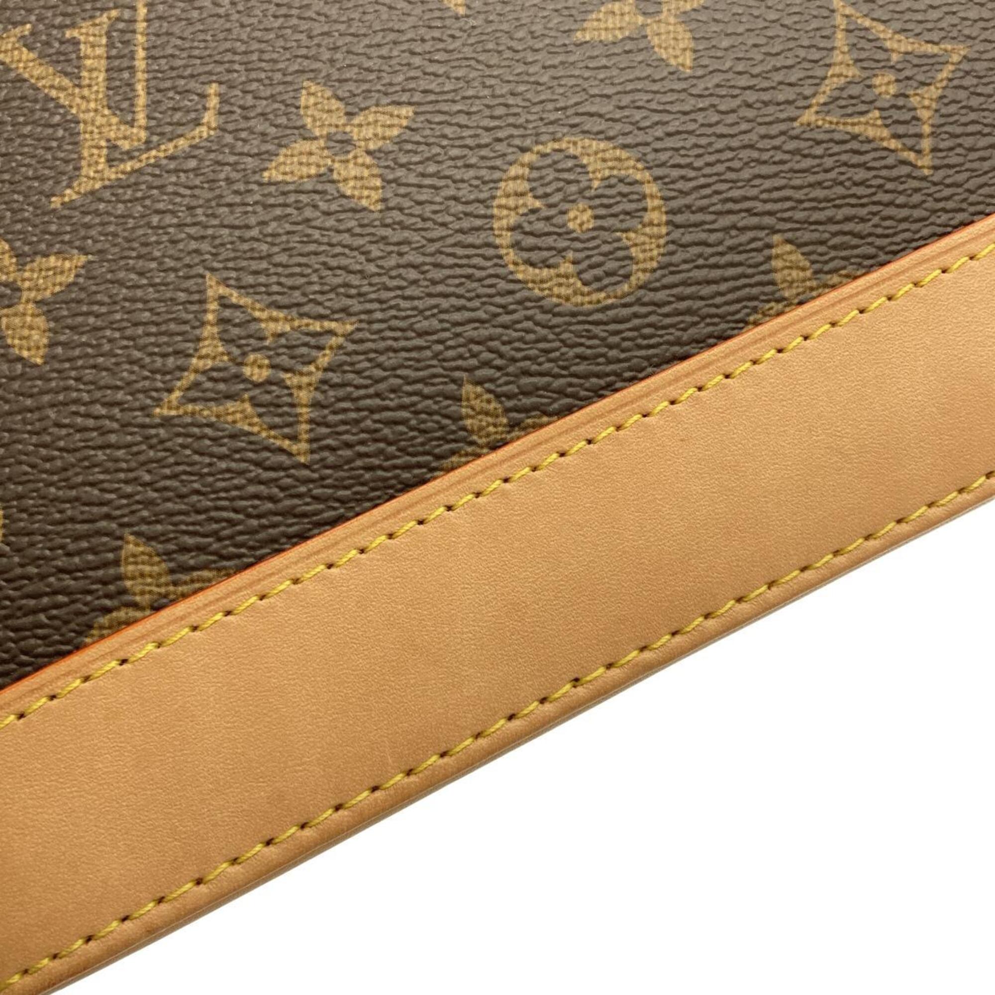 Louis Vuitton Marron Coated Canvas Handbag (Pre-Owned)