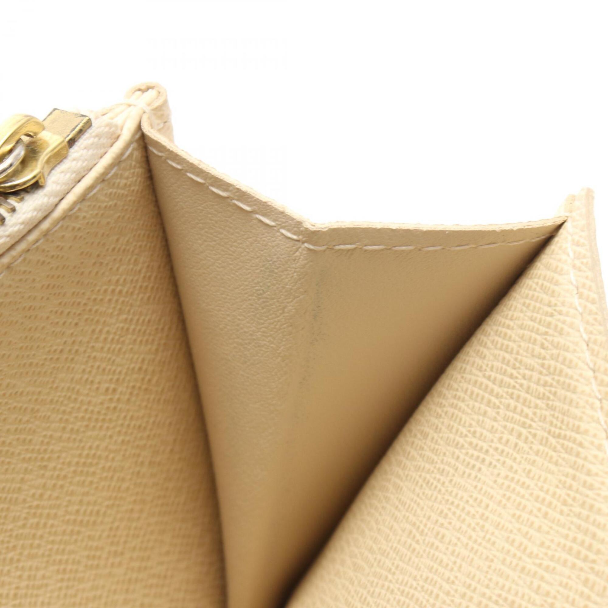 Louis Vuitton White Damier Azur Long Wallet (Bi-Fold) (Pre-Owned)