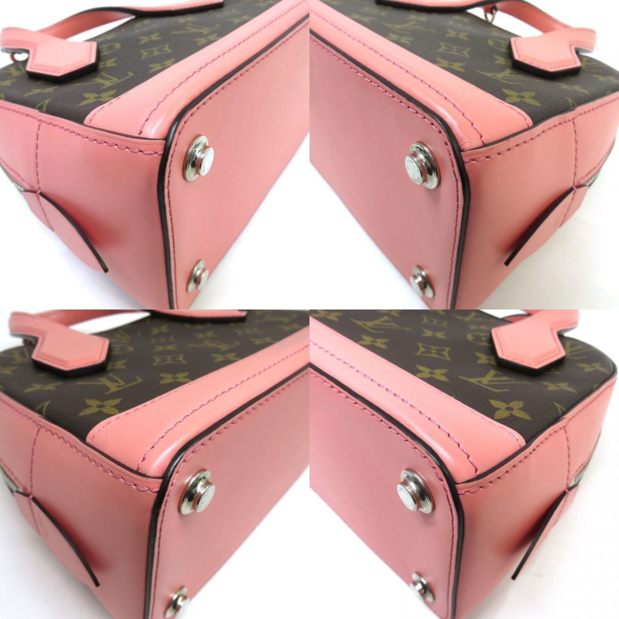 Louis Vuitton Monogram Corail Pink Monogram Handbag Shoulder Bag (Pre-Owned)