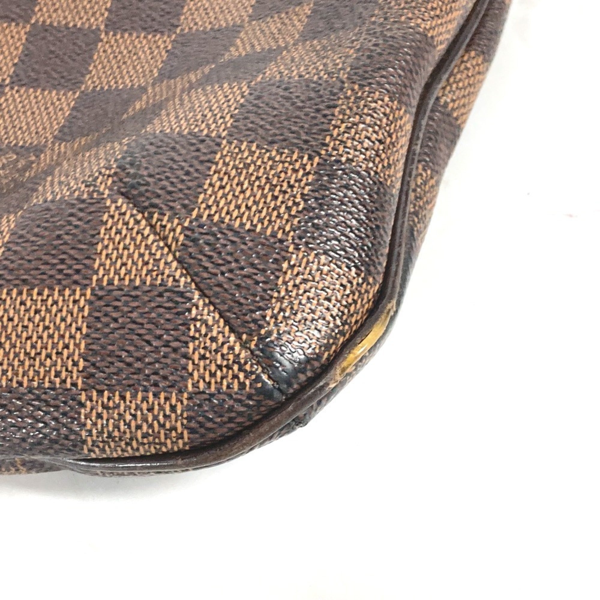 Louis Vuitton Brown Damier Canvas Ebene Damier Canvas Shoulder Bag (Pre-Owned)