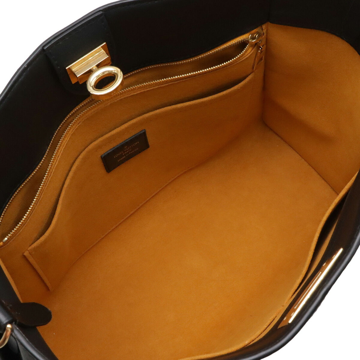 Louis Vuitton Black Noir Leather Handbag Shoulder Bag (Pre-Owned)