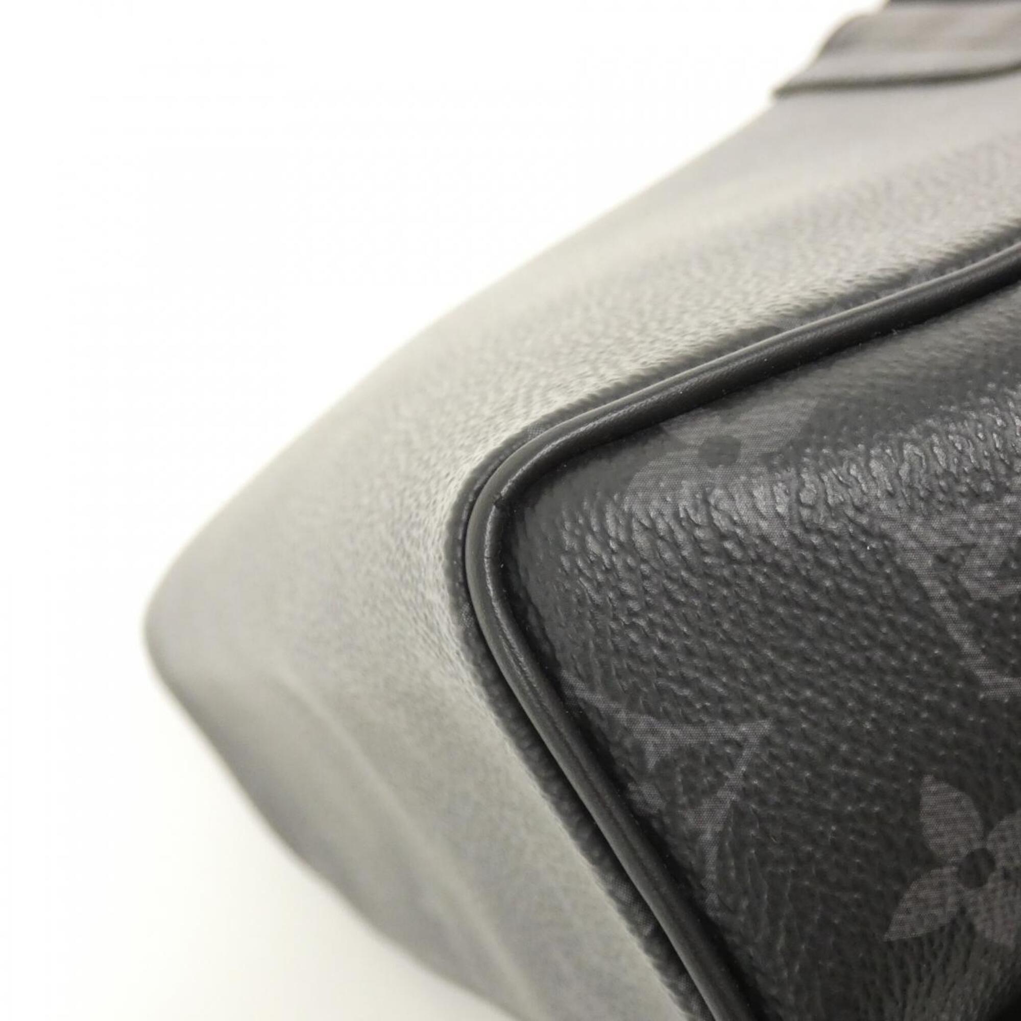 Louis Vuitton Black Coated Canvas Shoulder Bag (Pre-Owned)