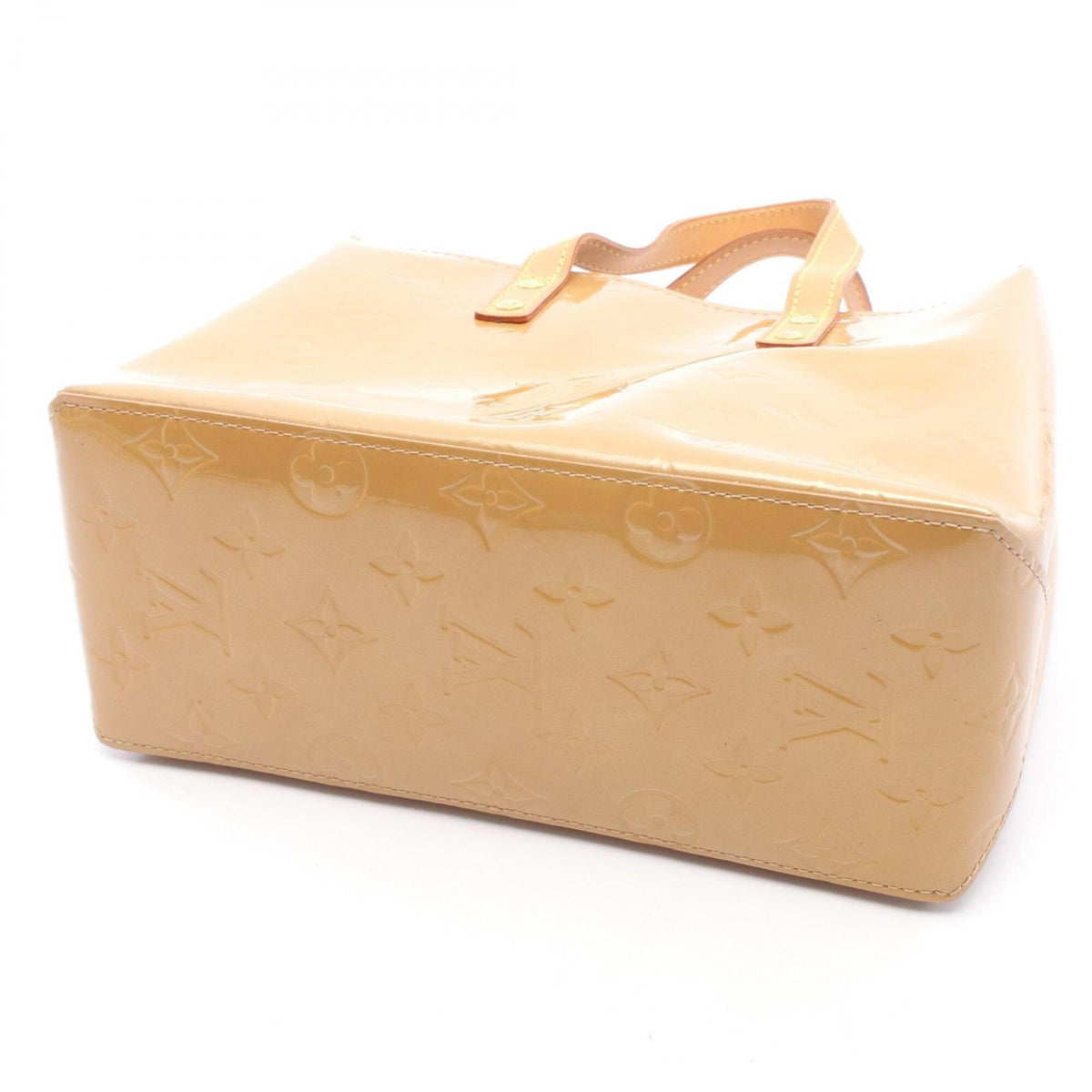 Louis Vuitton Beige Noisette Vernis Leather Handbag (Pre-Owned)