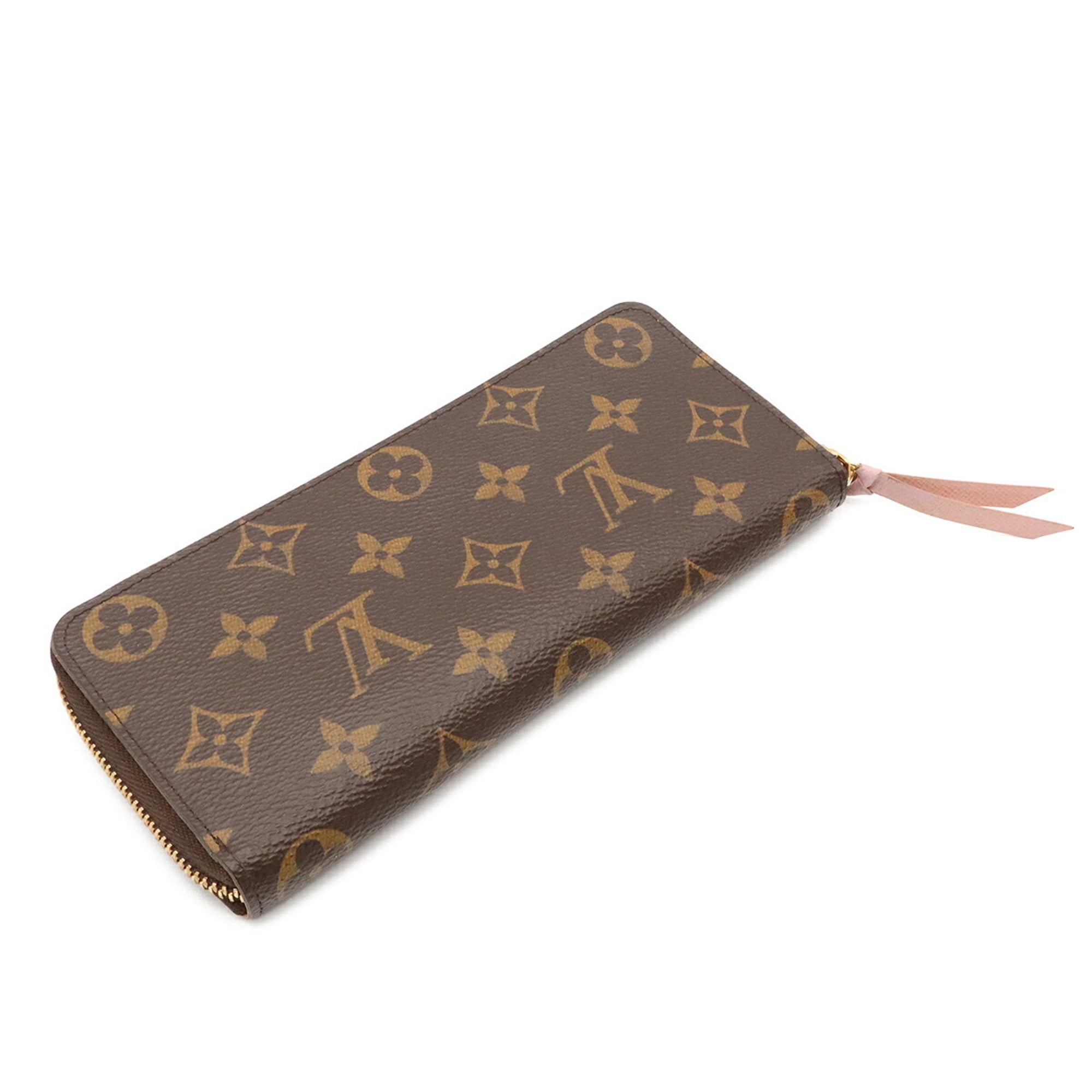 Louis Vuitton Rose Ballerine Monogram Canvas Long Wallet (Bi-Fold) (Pre-Owned)