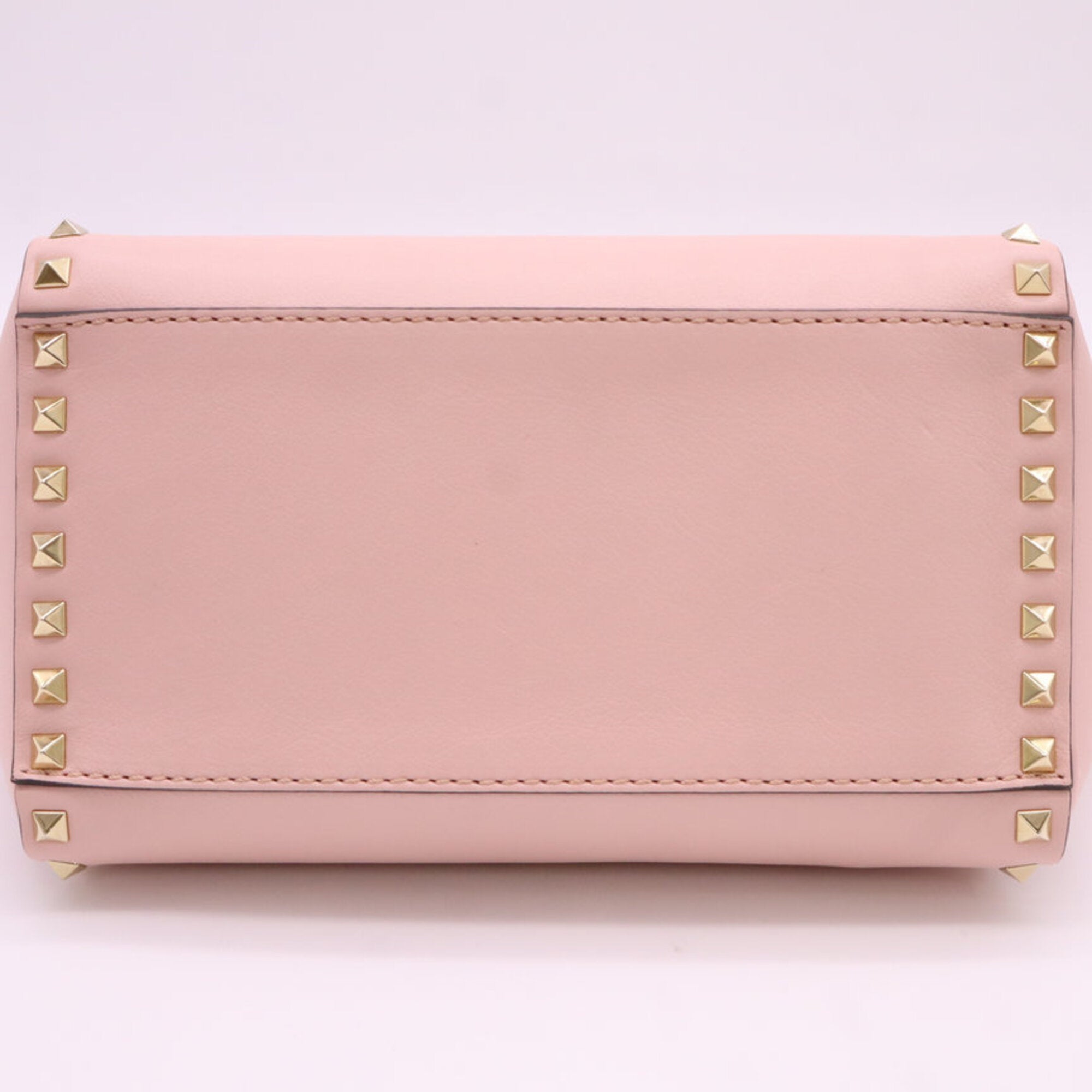 Valentino Pink Leather Handbag Shoulder Bag (Pre-Owned)