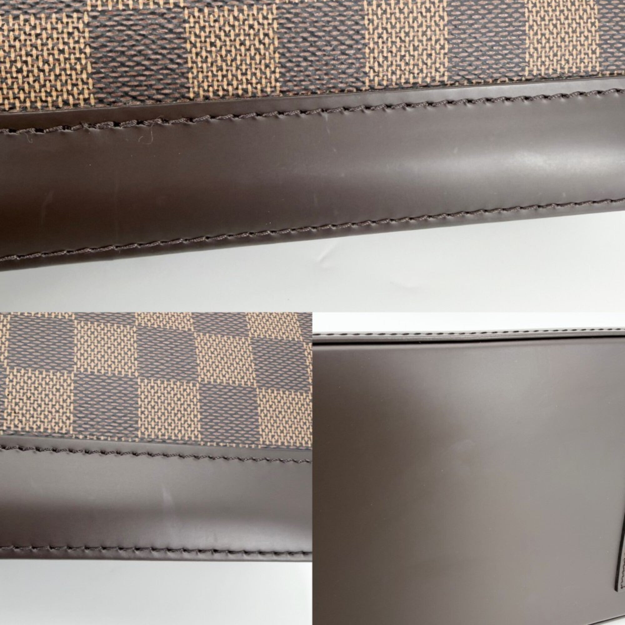 Louis Vuitton Brown Damier Canvas Handbag (Pre-Owned)