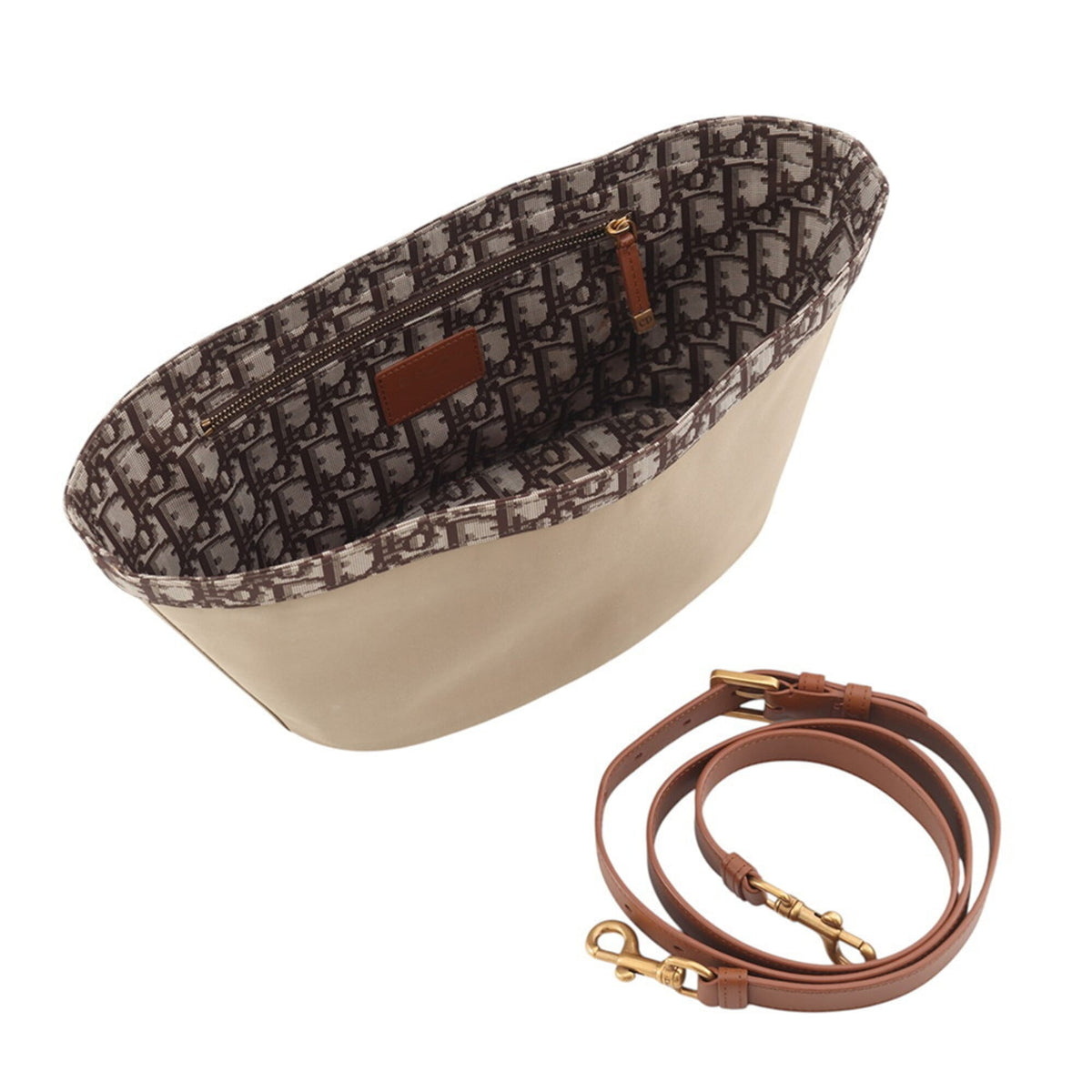 Christian Dior Brown Raffia Handbag (Pre-Owned)
