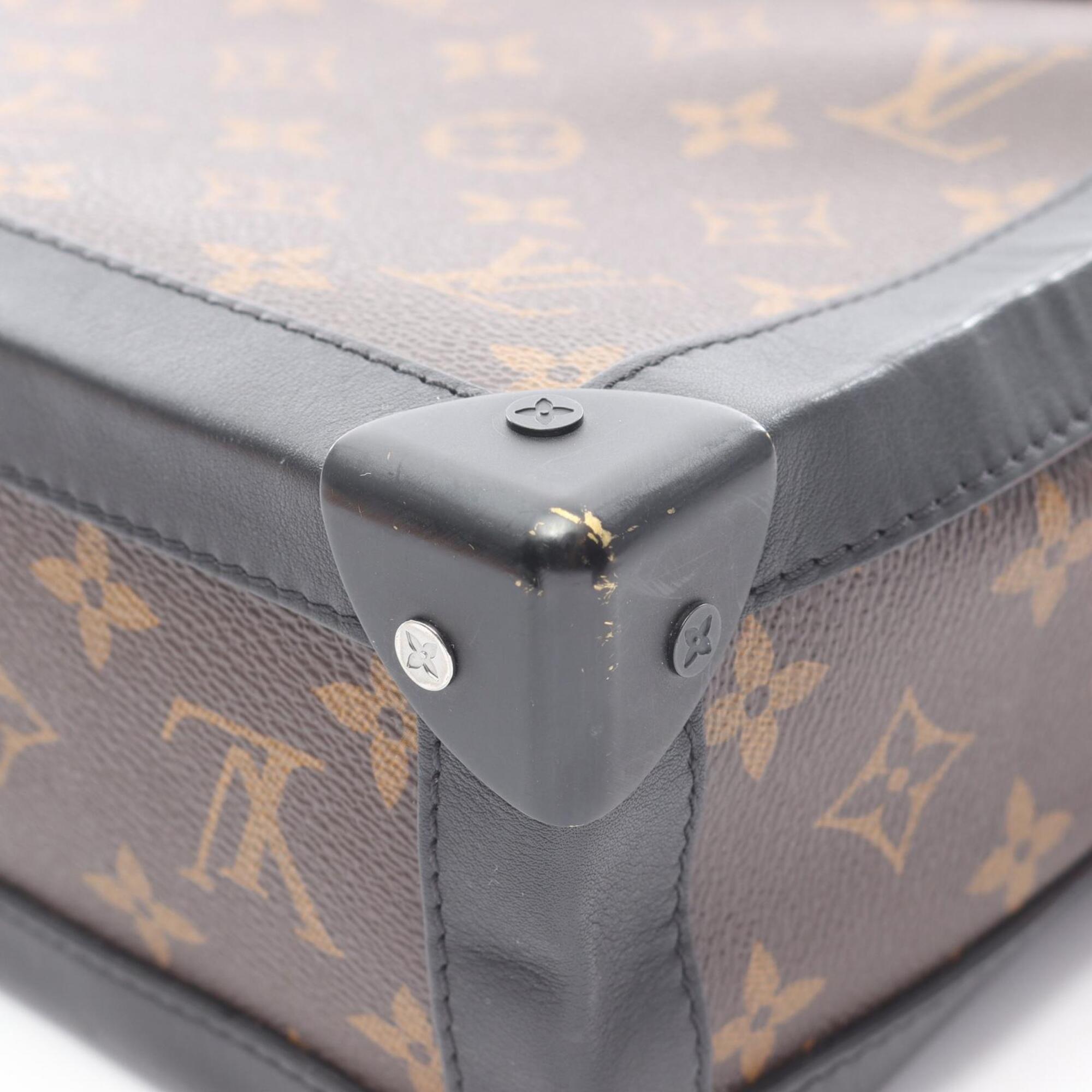 Louis Vuitton Black Brown Monogram Monogram Handbag Shoulder Bag (Pre-Owned)