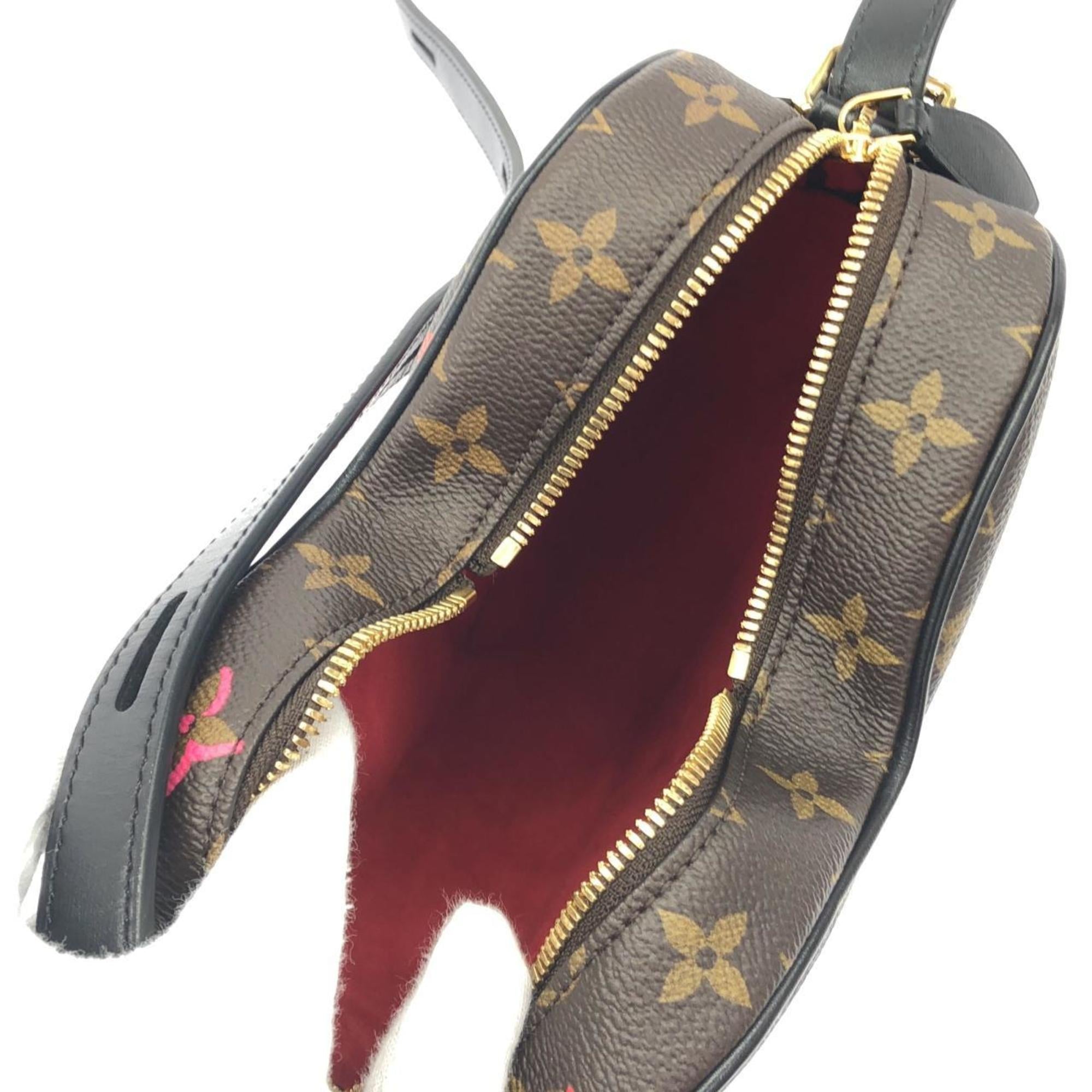 Louis Vuitton Brown Coated Canvas Shoulder Bag (Pre-Owned)