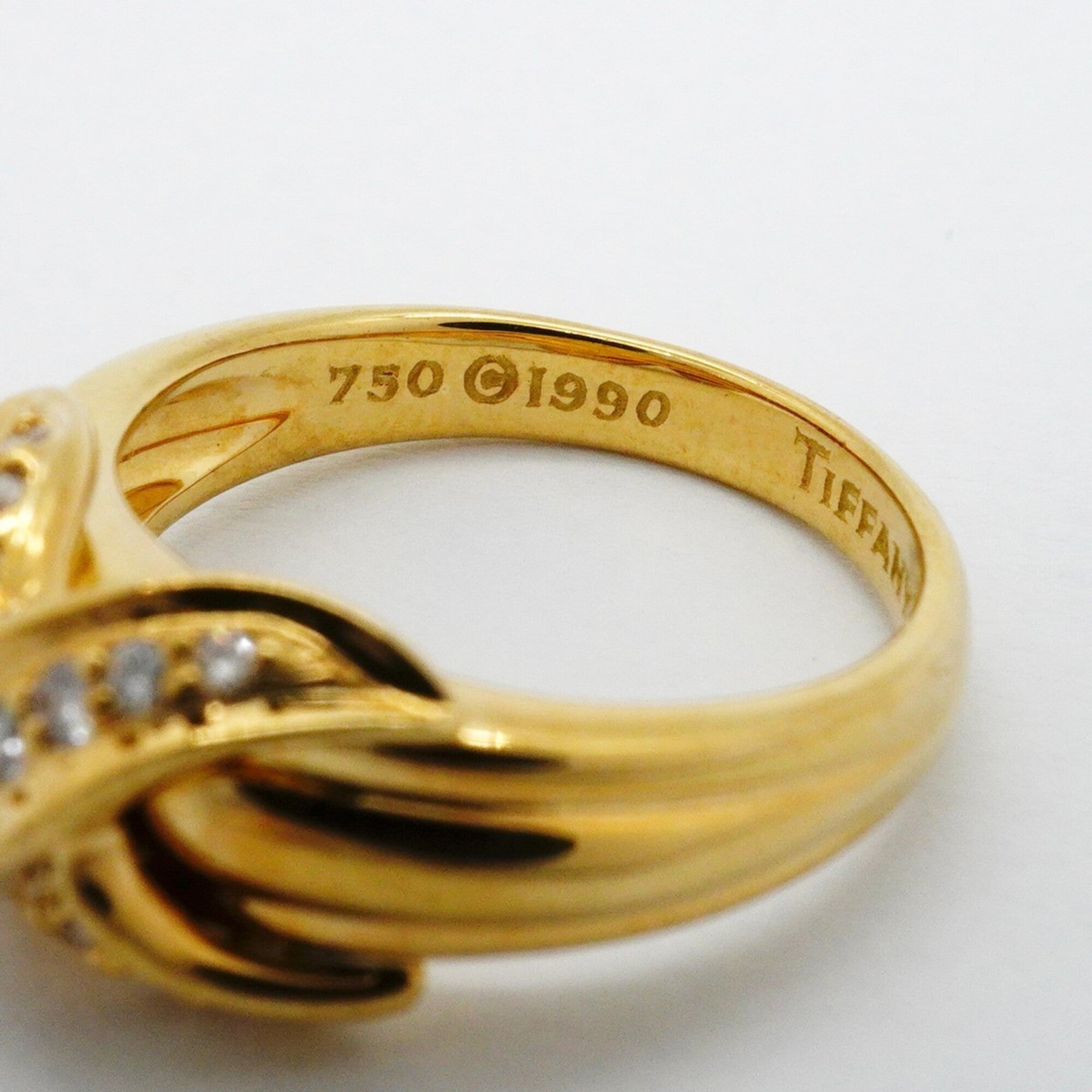 Tiffany Yellow Gold (18K) Band Ring (Pre-Owned)