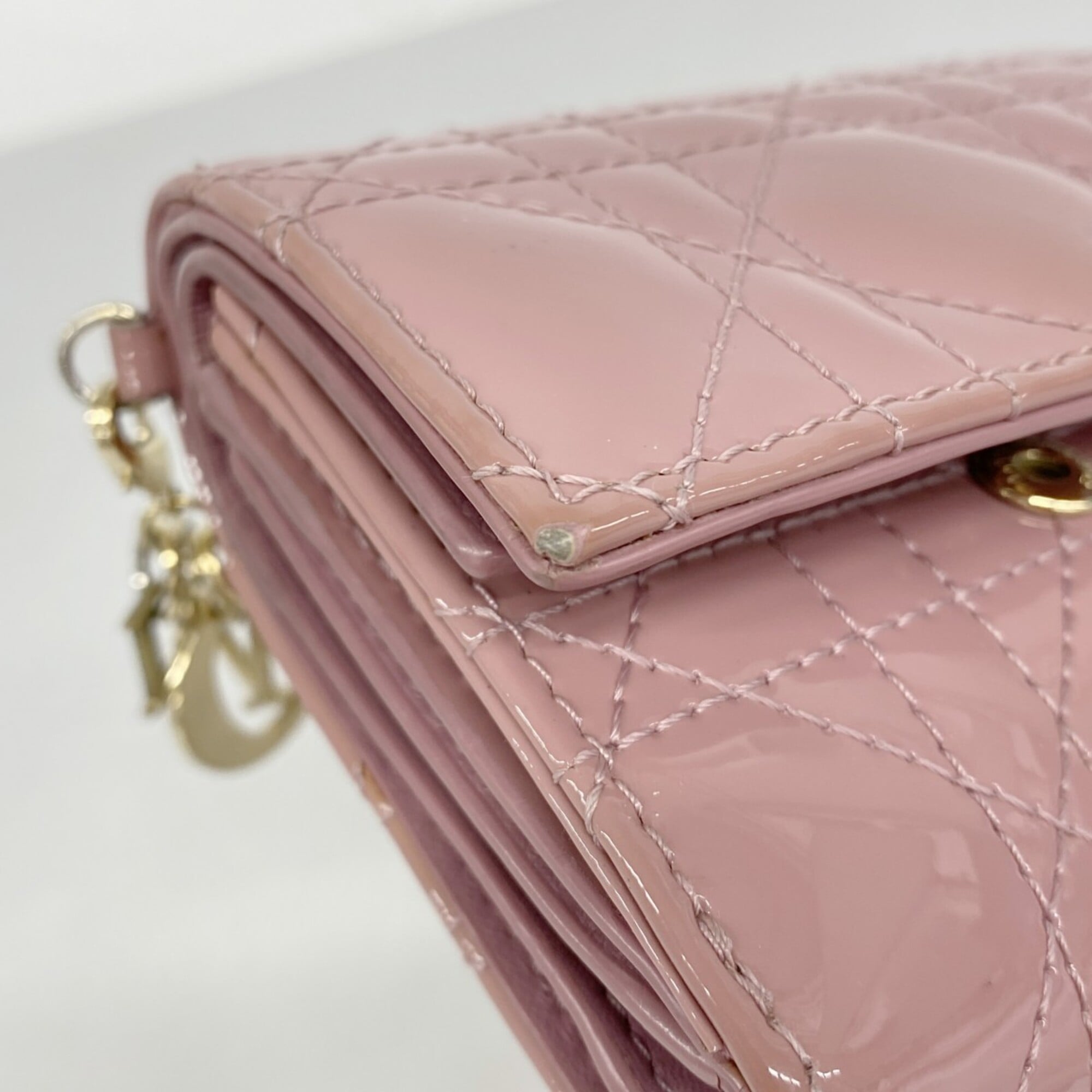Christian Dior Pink Wallet (Tri-Fold) (Pre-Owned)
