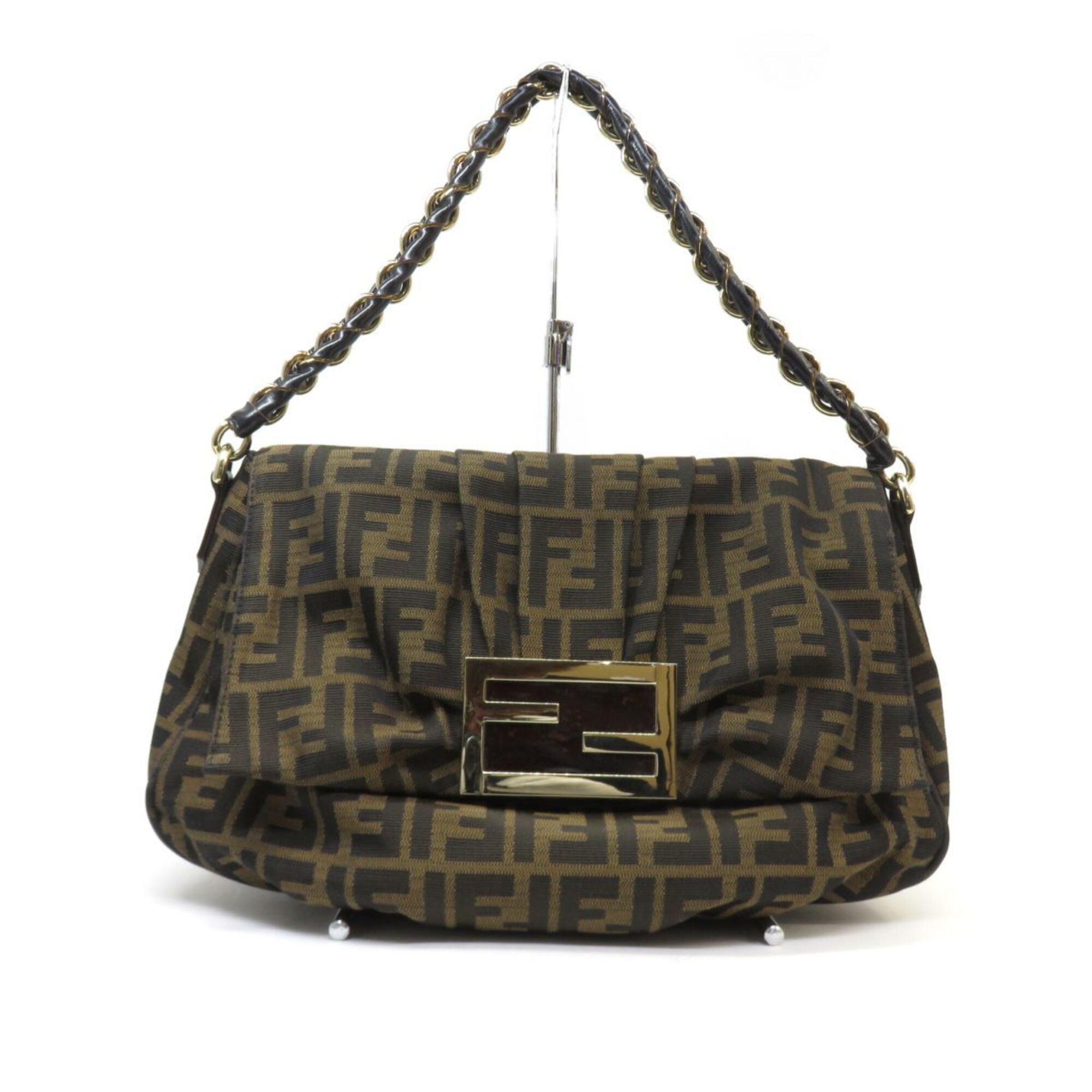 Fendi Brown Dark Brown Shoulder Bag (Pre-Owned)