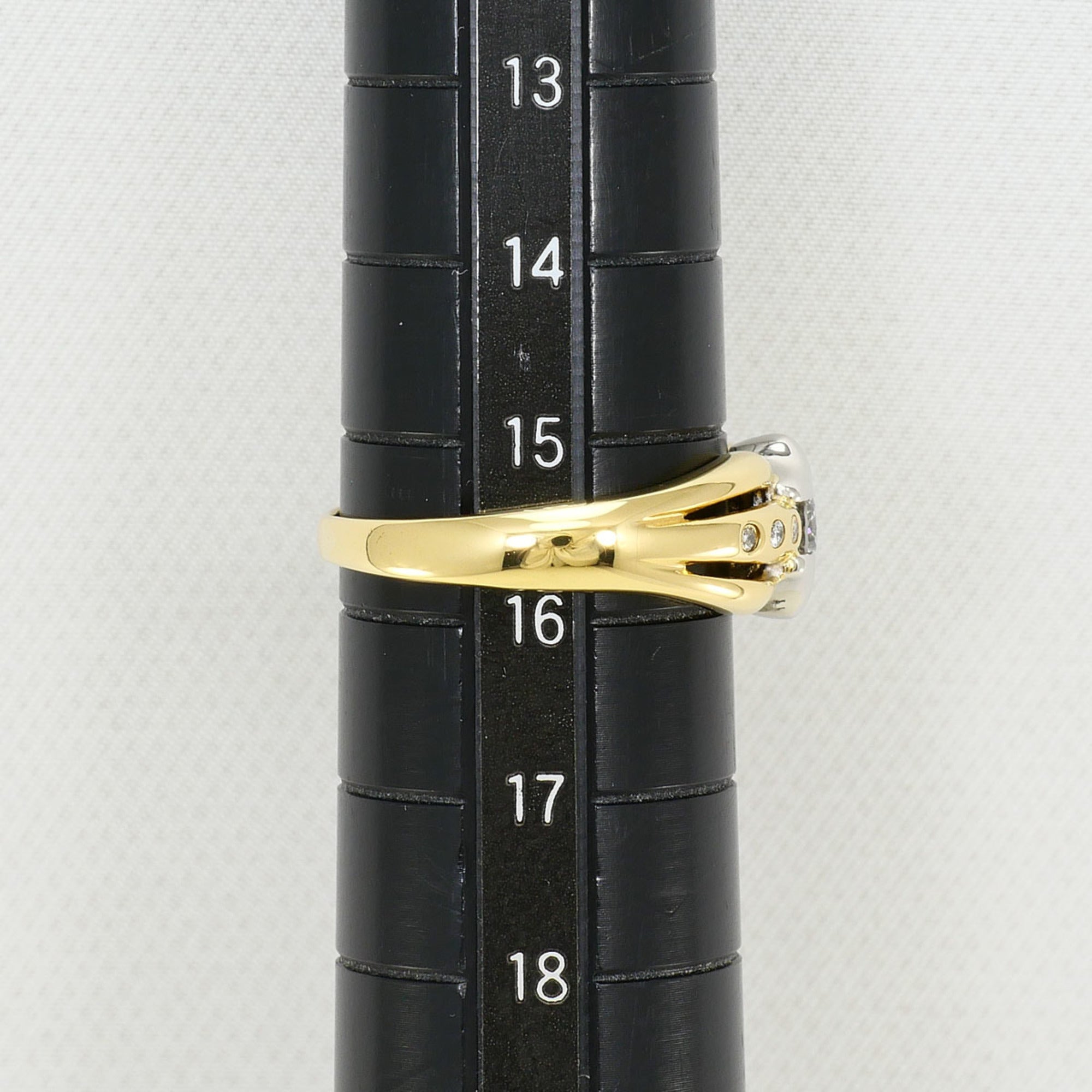 Unbranded Platinum Yellow Gold Yellow Gold (18K) Platinum 900 Band Ring (Pre-Owned)