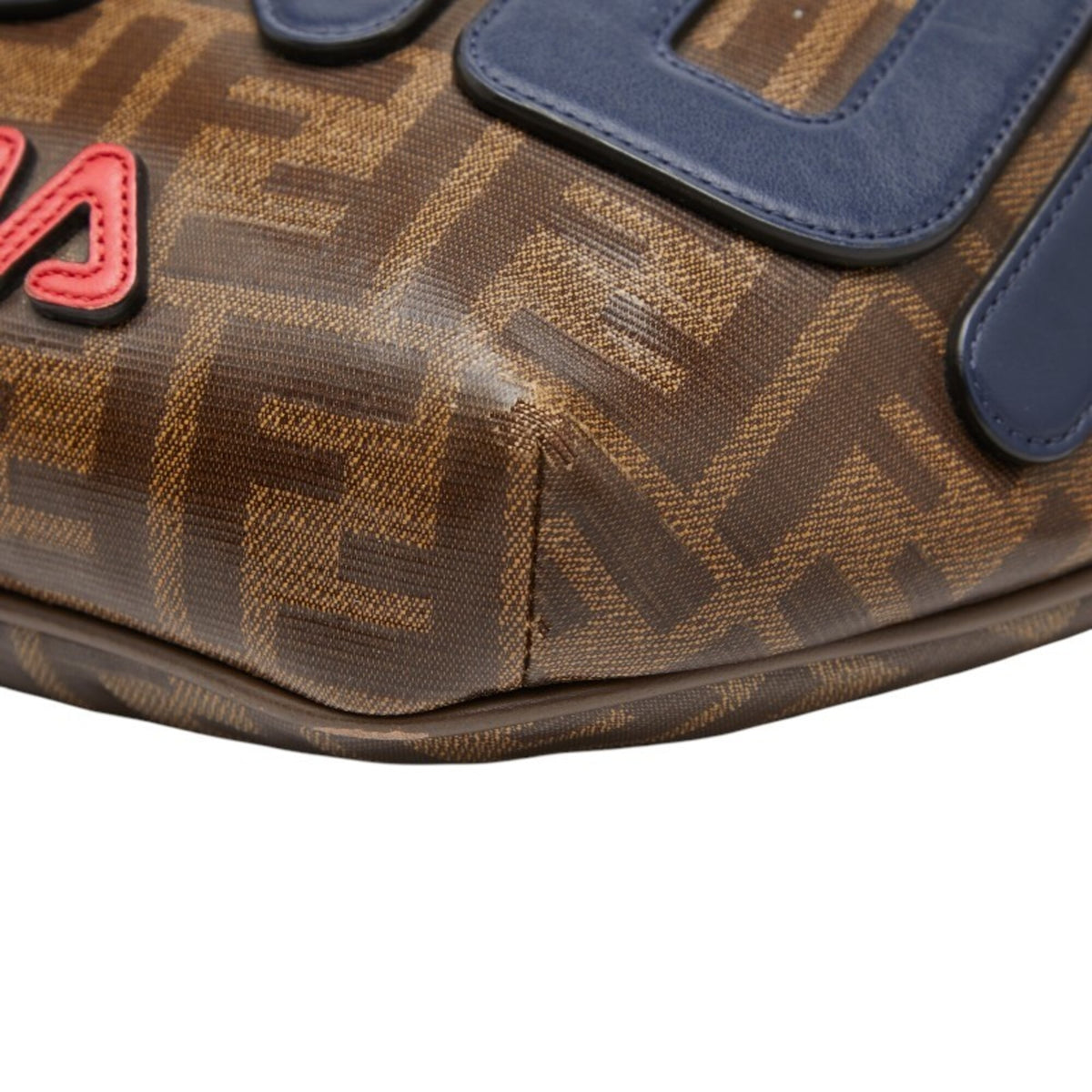 Fendi Zucca Brown Multi-Color Pvc Sling Bag (Pre-Owned)