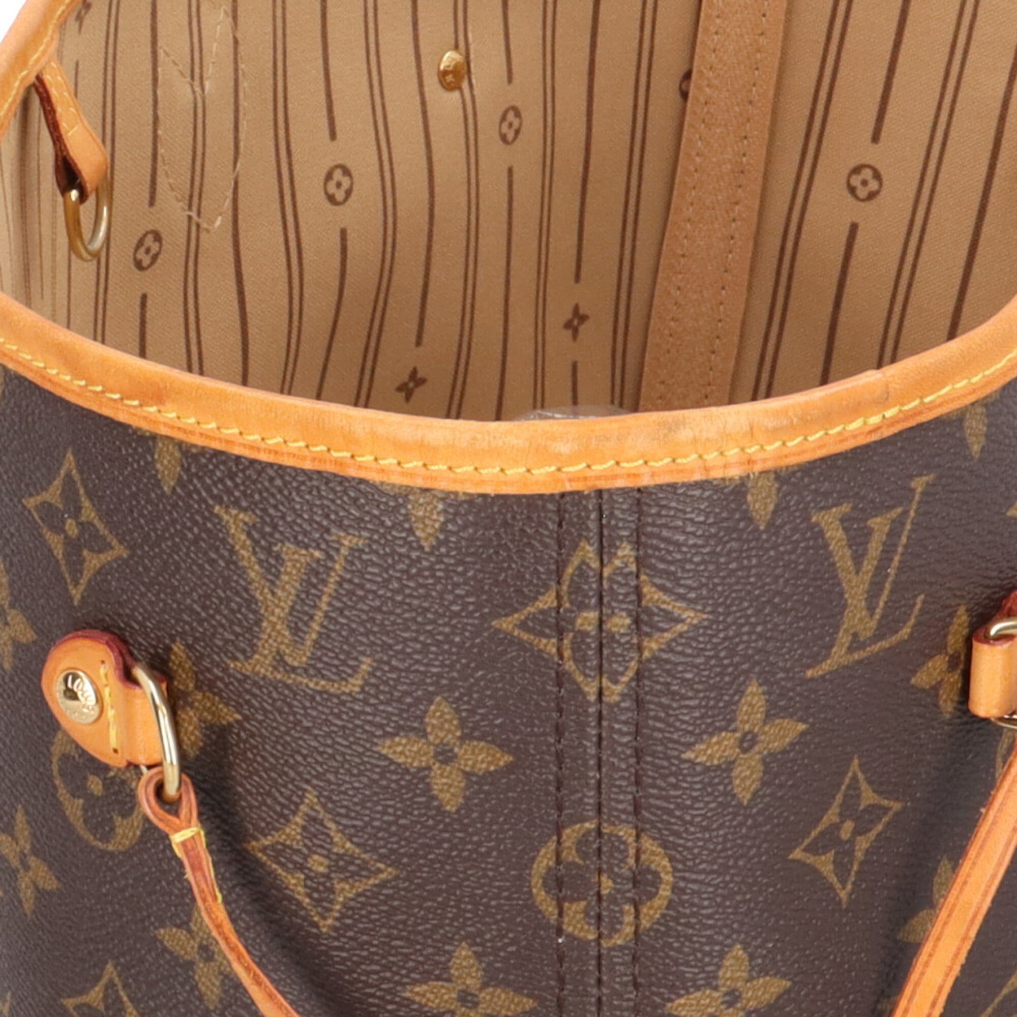 Louis Vuitton Black Brown Monogram Tote Bag (Pre-Owned)