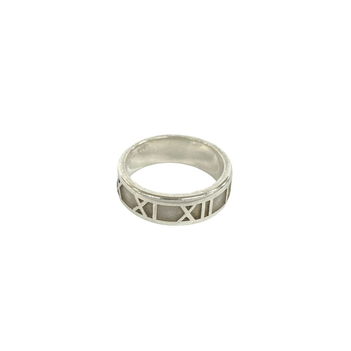 Tiffany Silver Silver 925 Band Ring (Pre-Owned)