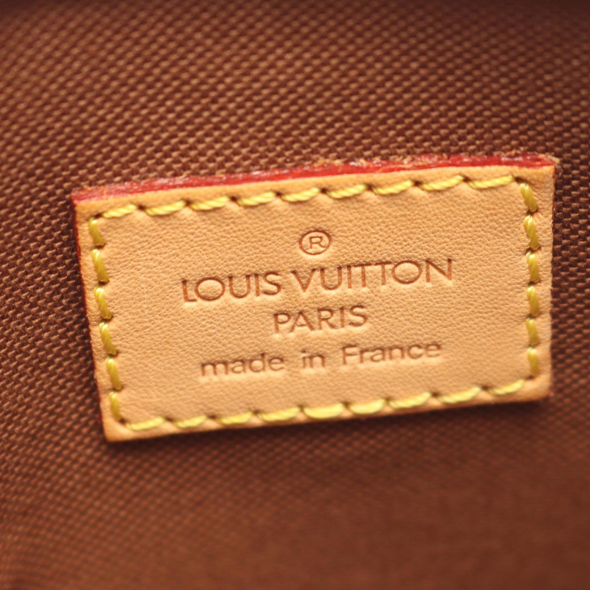 Louis Vuitton Brown Pvc Leather Handbag Shoulder Bag (Pre-Owned)