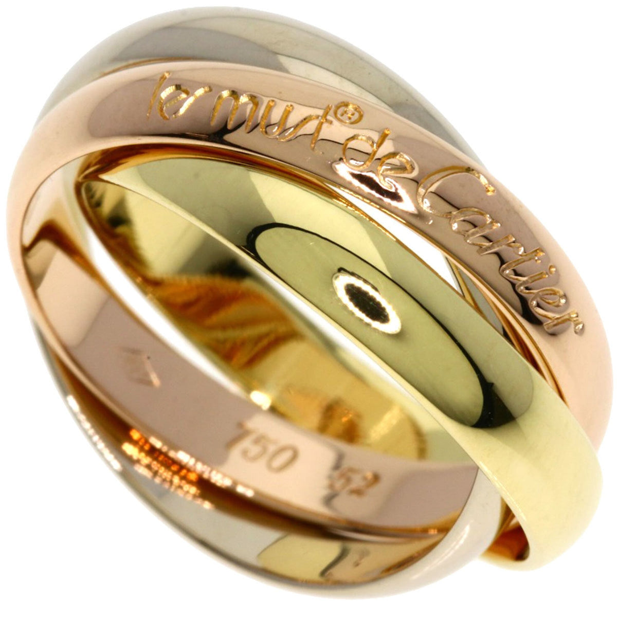 Cartier Yellow Gold (18K) Pink Gold (18K) White Gold (18K) Band Ring (Pre-Owned)