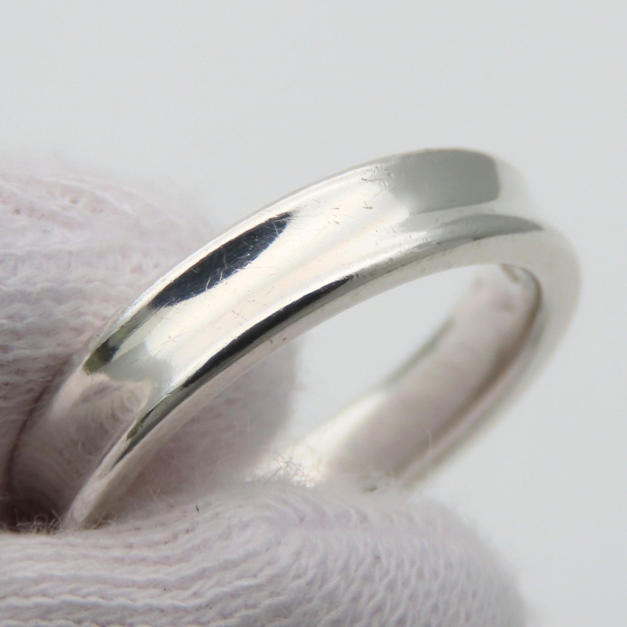 Tiffany Silver Silver 925 Band Ring (Pre-Owned)