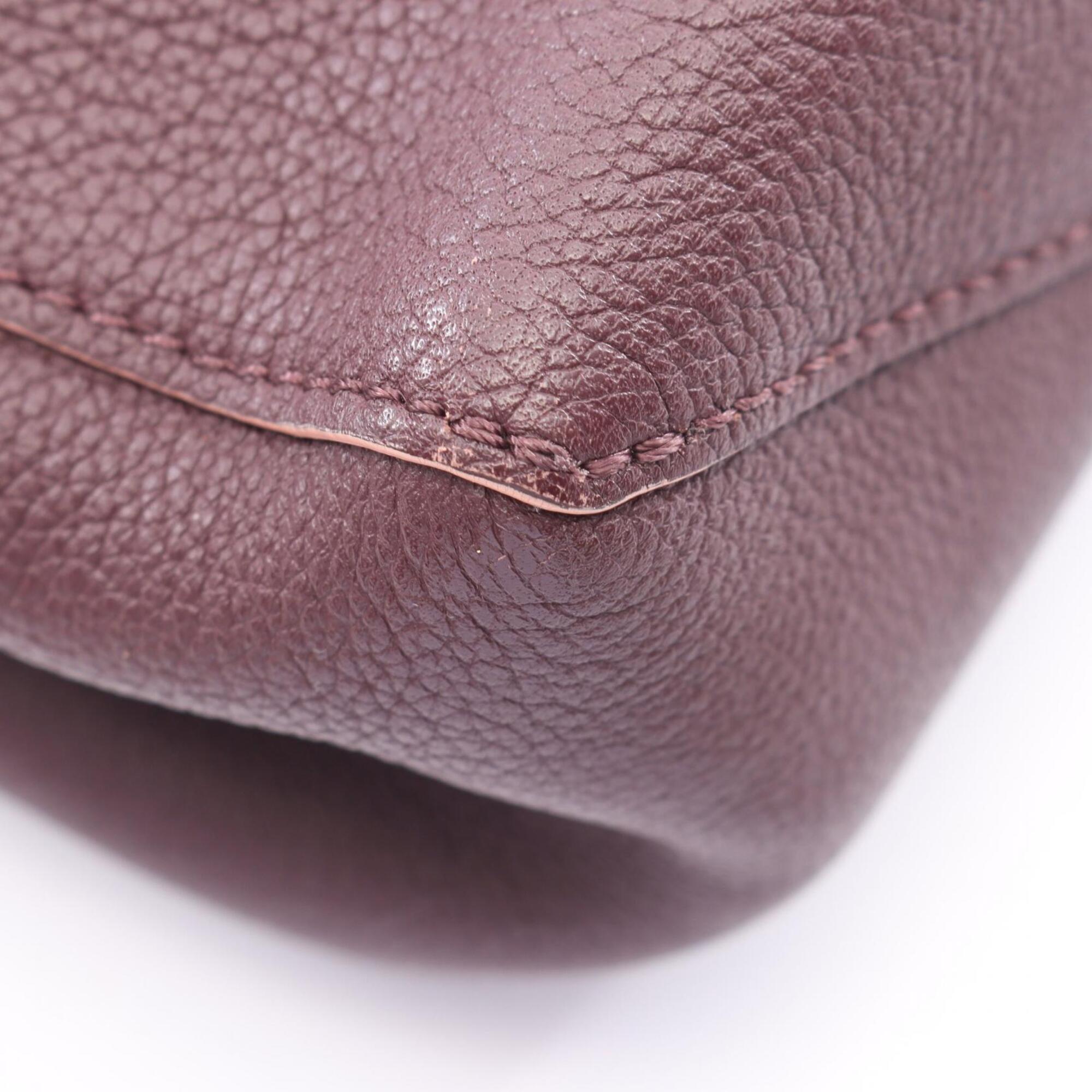 Louis Vuitton Bordeaux Leather Handbag (Pre-Owned)