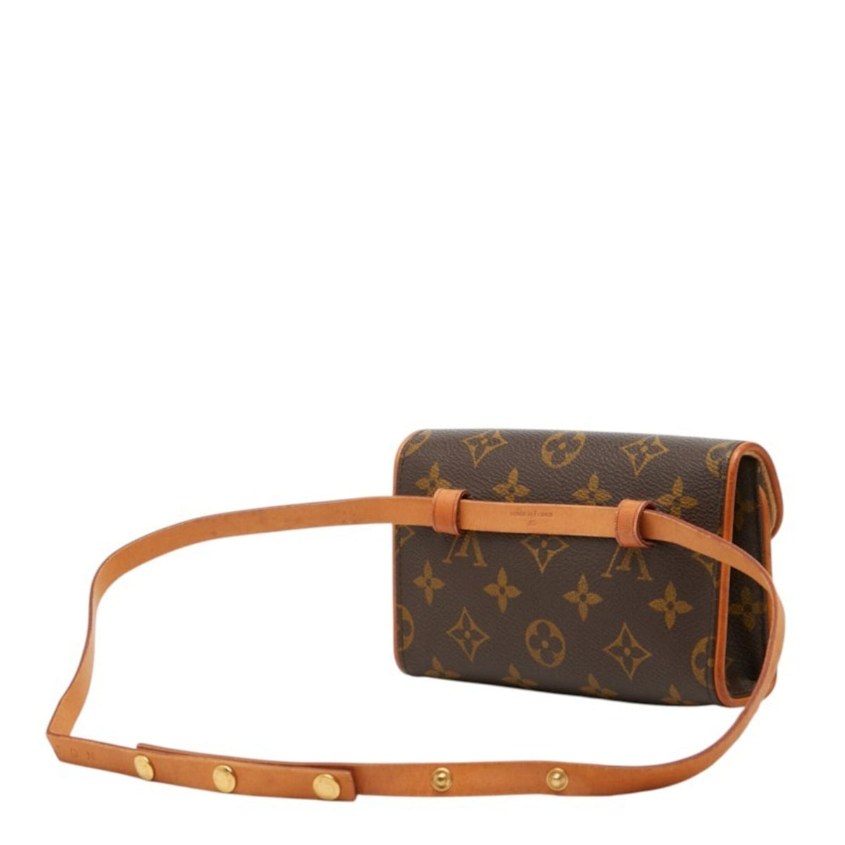 Louis Vuitton Brown Pvc Leather Fanny Pack Shoulder Bag (Pre-Owned)